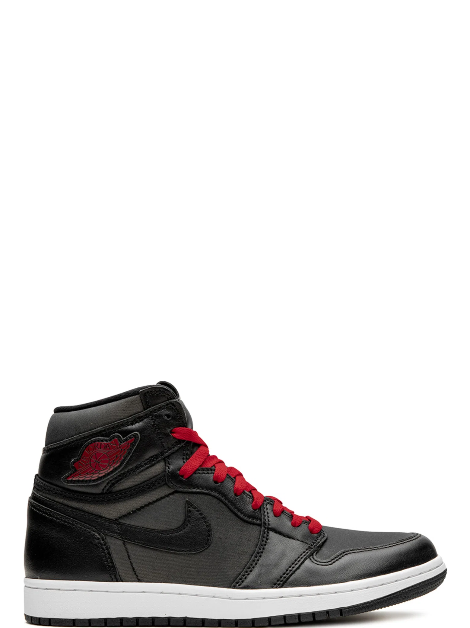 Кроссовки Nike Air Jordan 1 High Retro "Black Satin / Gym Red" | Farsel