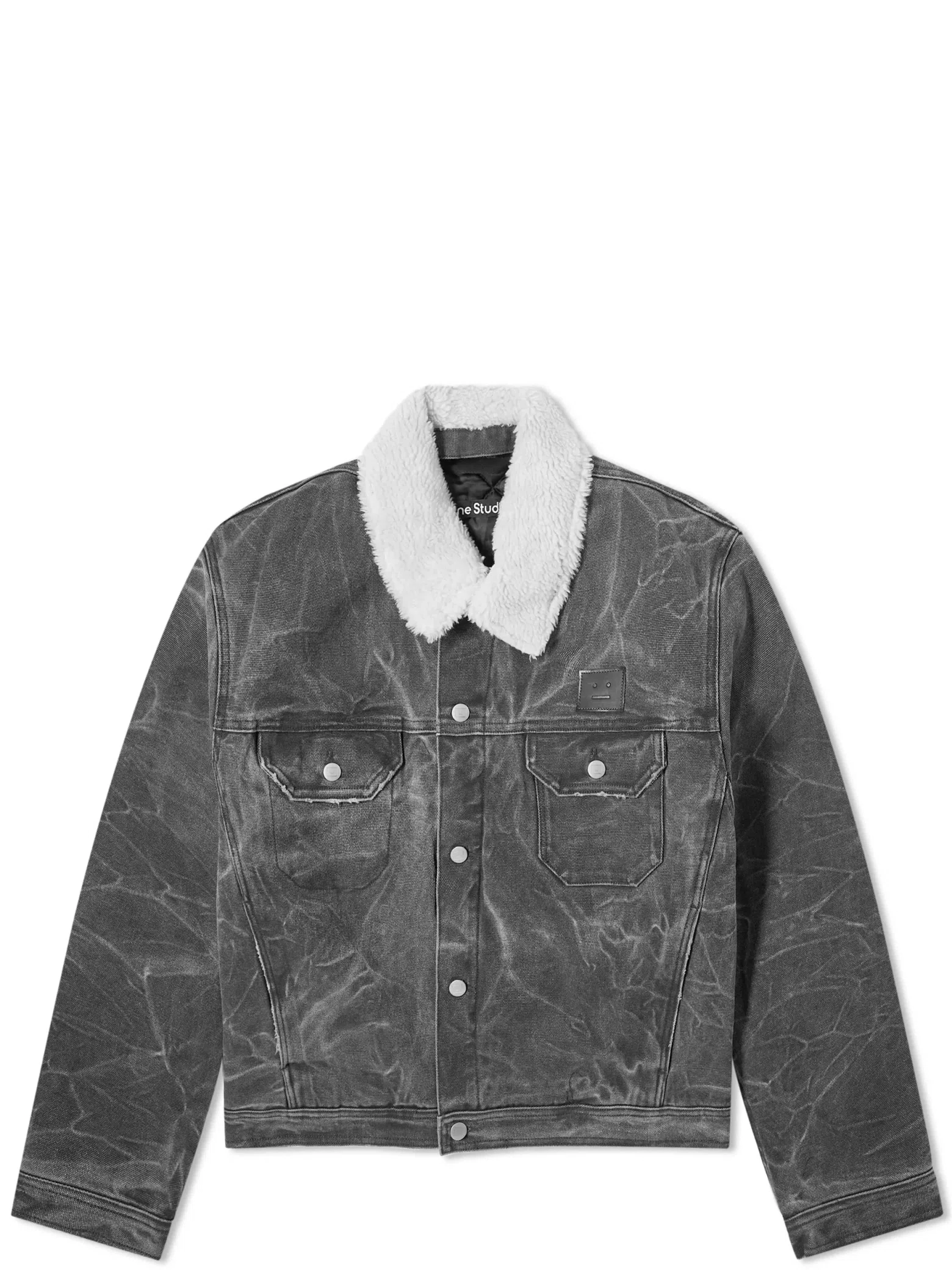 Куртки Acne Studios Orsan Patch Canvas Padded Jacket "Carbon Grey" | Farsel