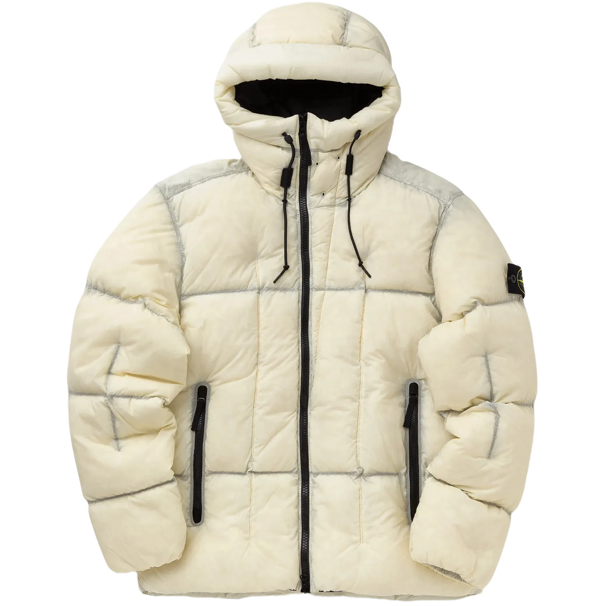 Куртки Stone Island Lightweight Hooded Down Jacket "Ivory" | Farsel