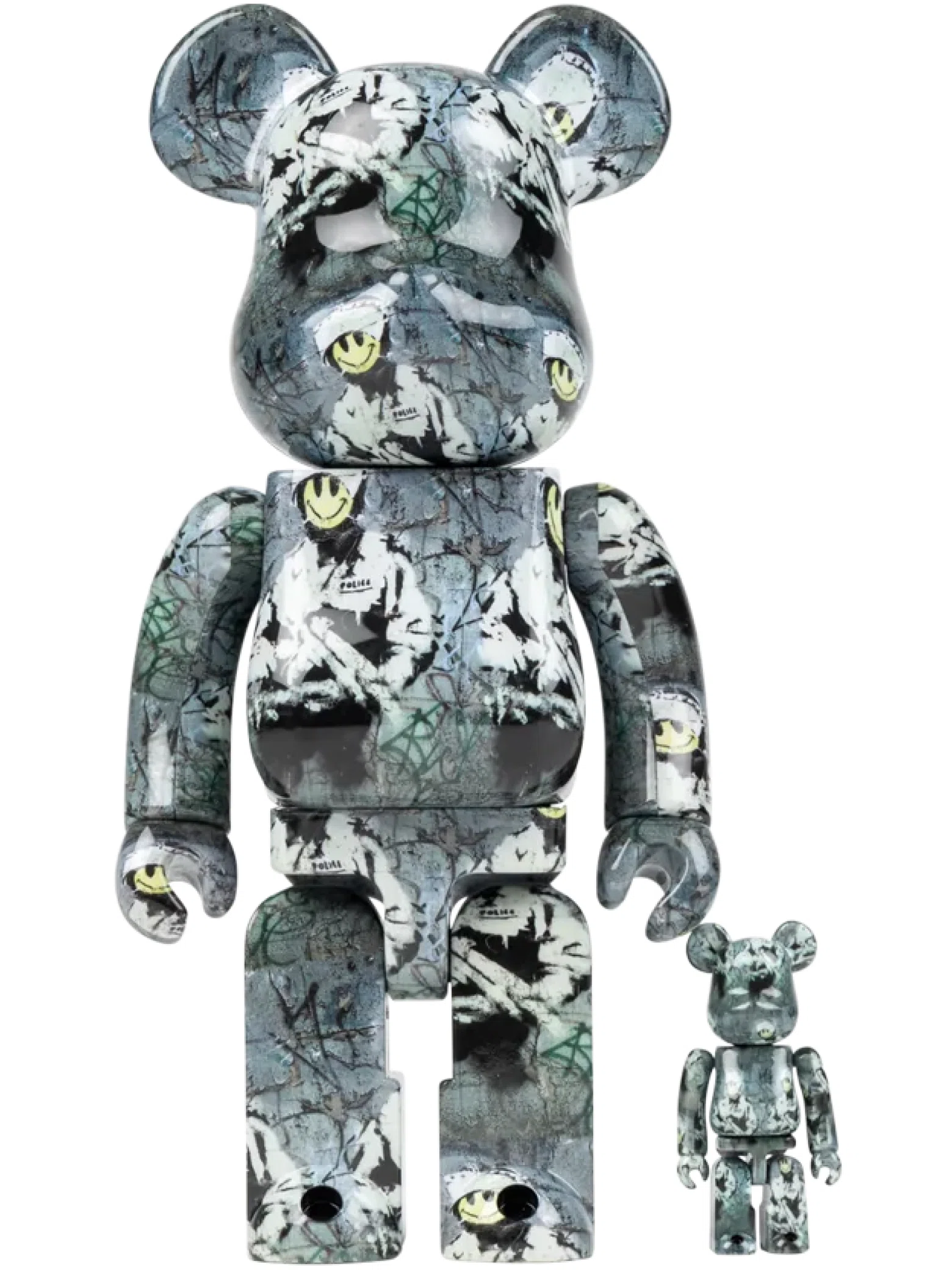 Игрушки Medicom Toy Bearbrick Riot Cop "100% AND 400%" | Farsel