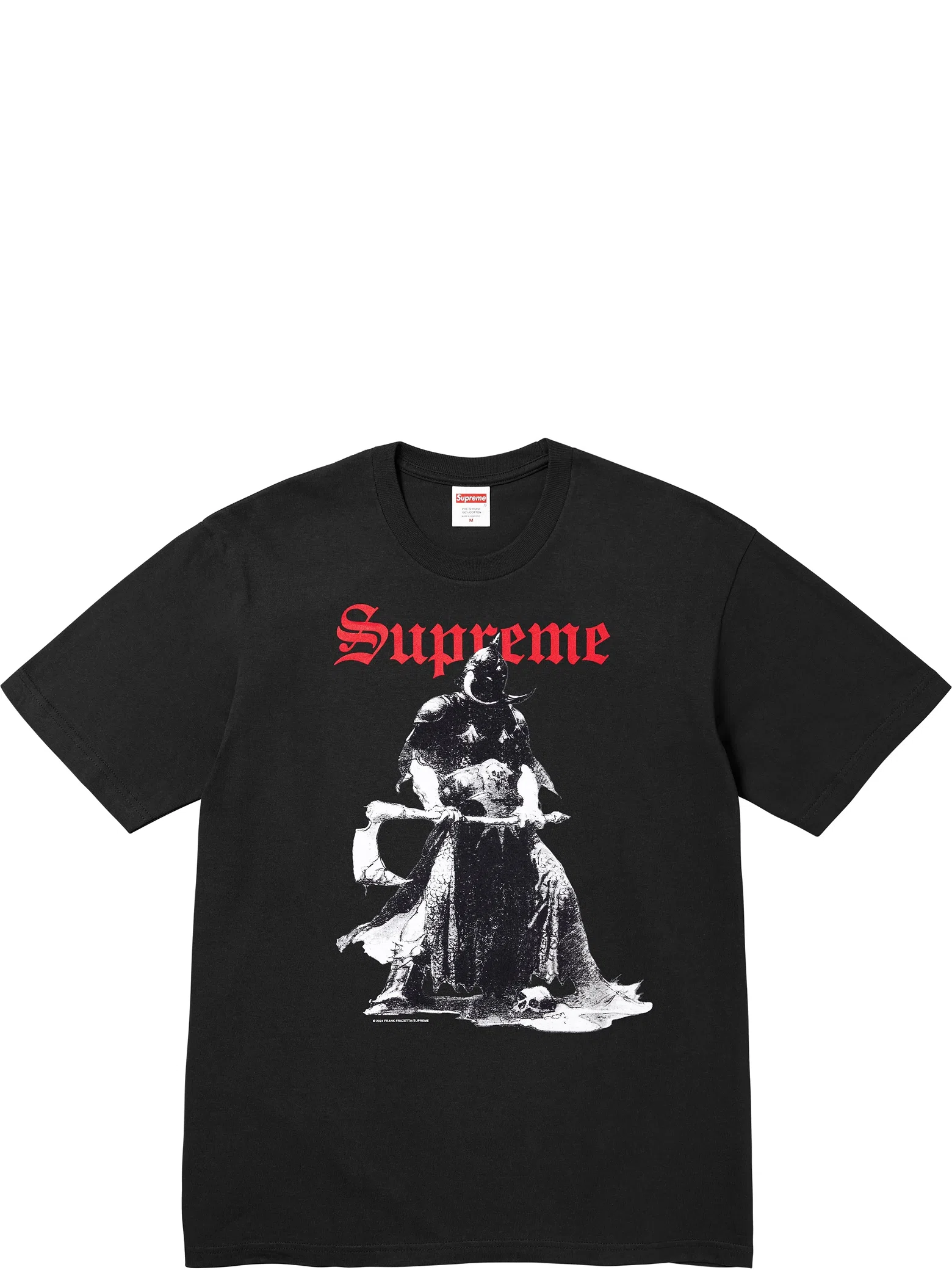 Футболки Supreme FW24 Frank Frazetta Destruction Tee "Black" | Farsel