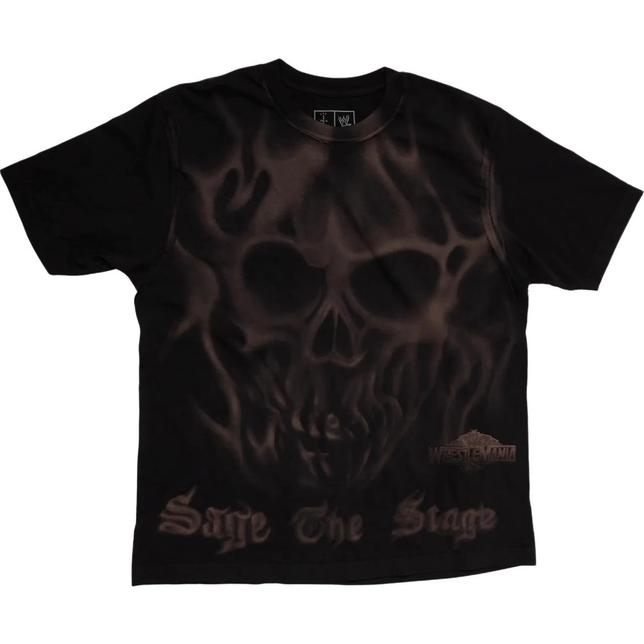 Футболки Travis Scott SS25 WWE Sage The Stage T-Shirt "Black" | Farsel