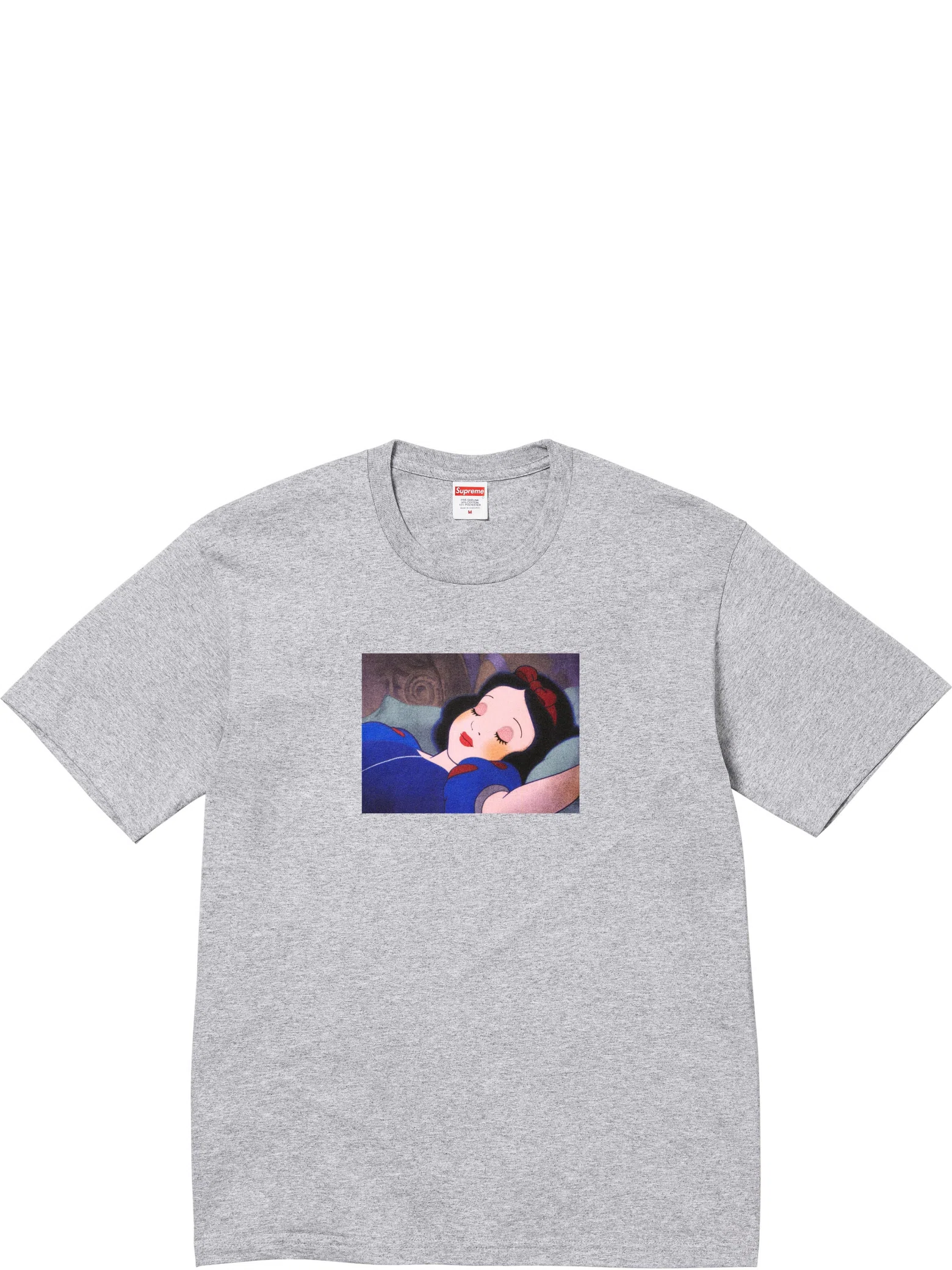 Футболки Supreme FW24 Snow White Tee "Heather Grey" | Farsel
