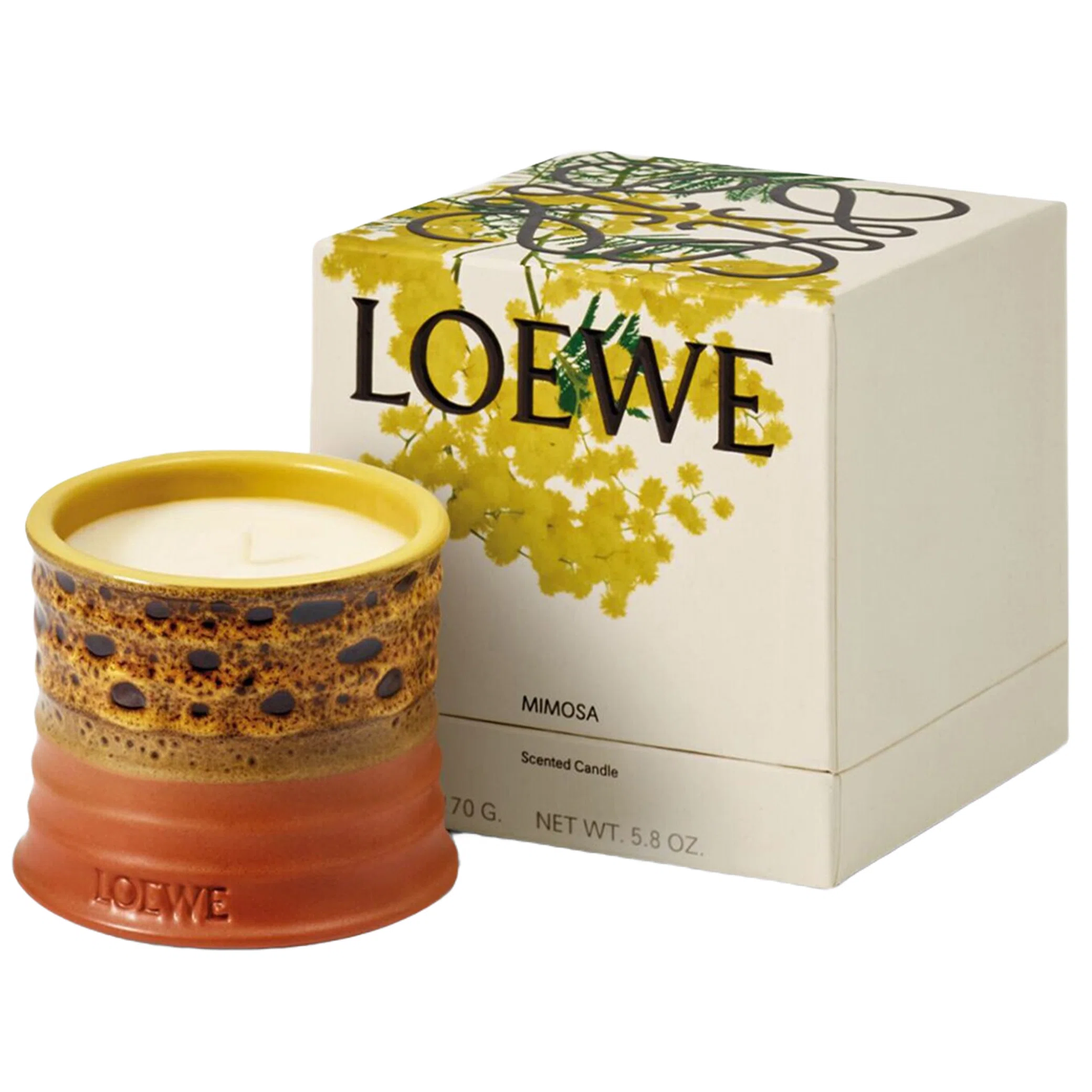 Свечи LOEWE Small Mimosa Scented Candle 170g | Farsel