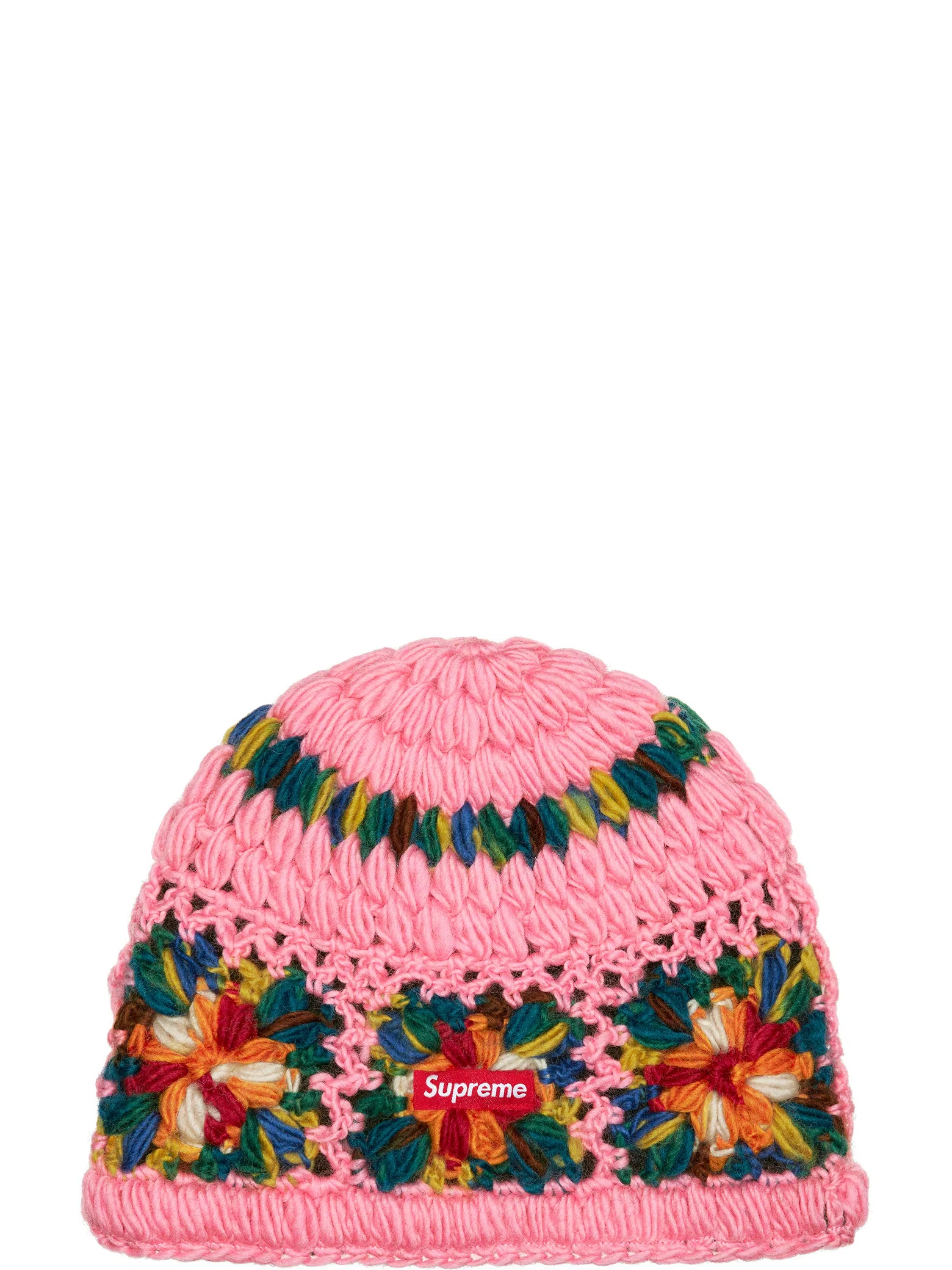 Шапки Supreme SS25 Crochet Beanie "Pink" | Farsel