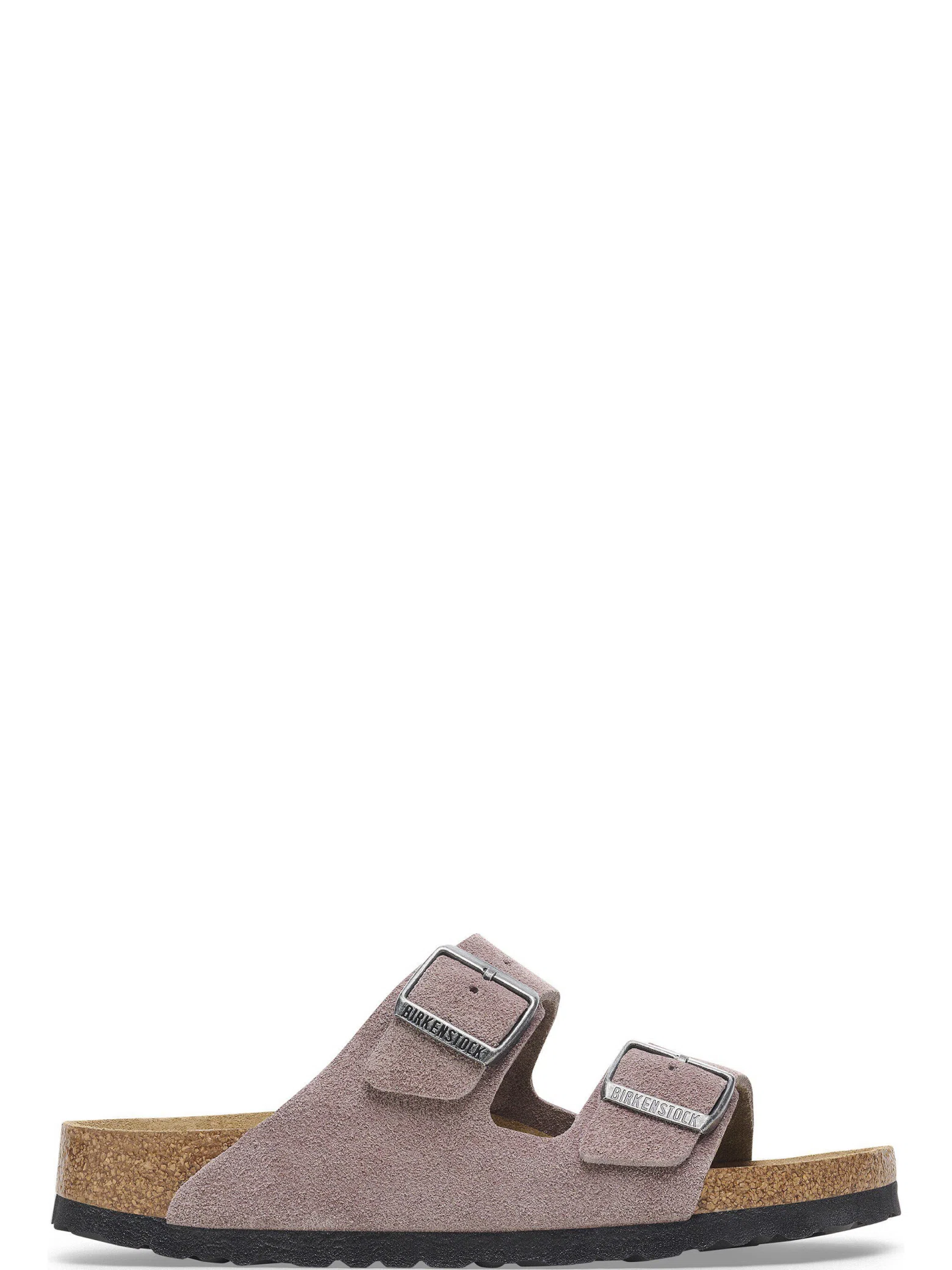 Сланцы Birkenstock Arizona Soft Footbed Suede Leather "Faded Purple" | Farsel
