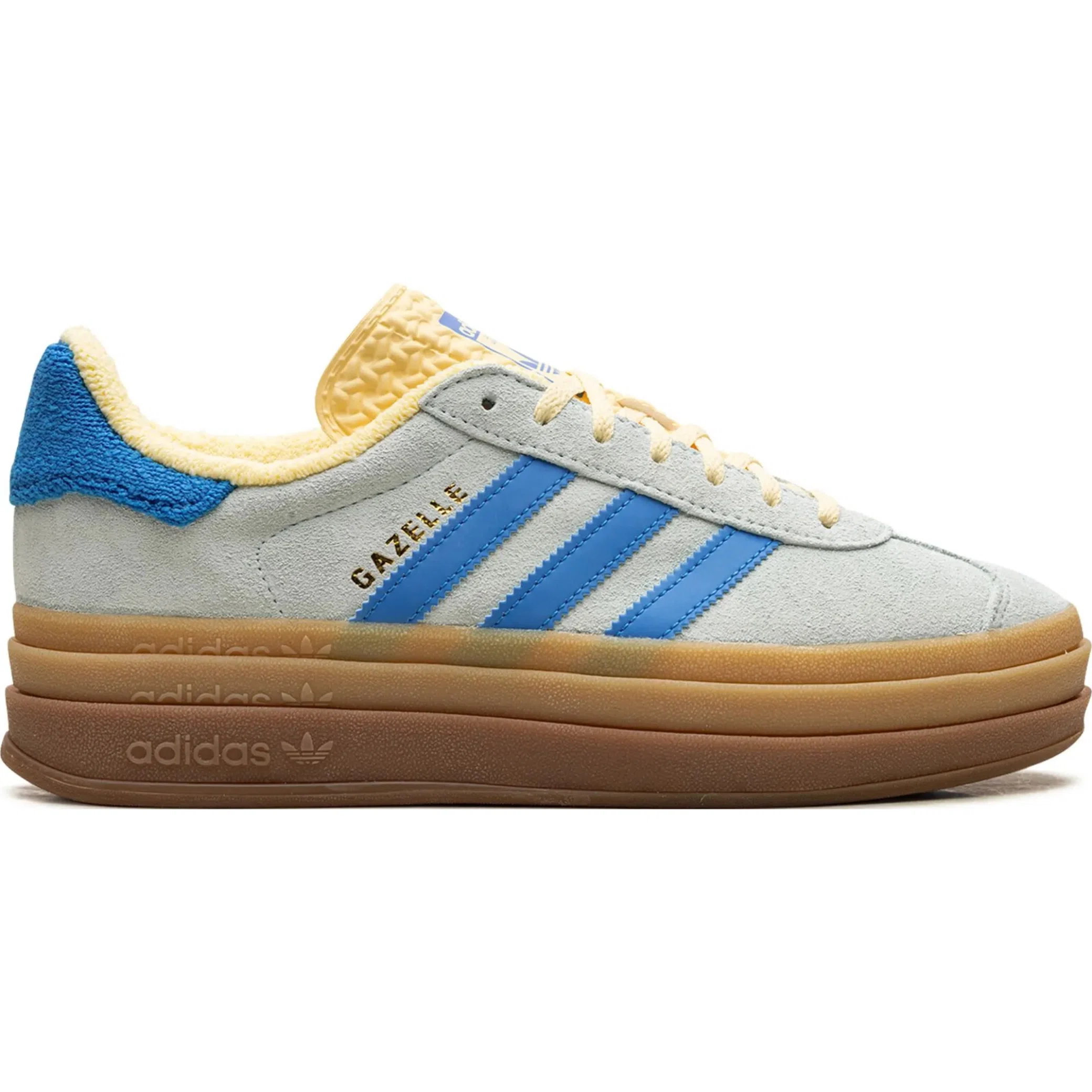 Кроссовки Adidas Gazelle Bold Wmns "Almost Blue Yellow" | Farsel