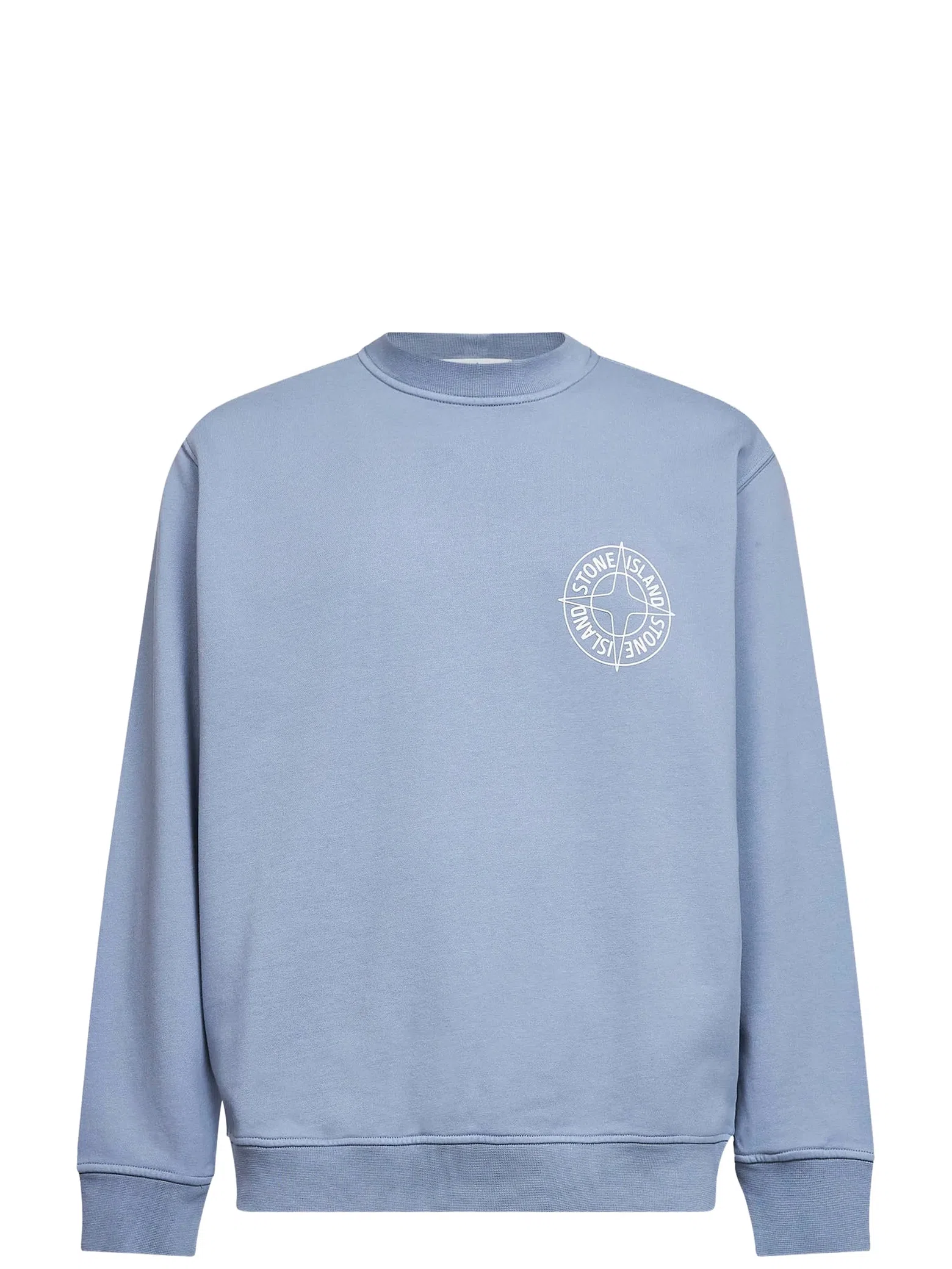 Свитшоты Stone Island Cotton Fleece Printed Logo Sweatshirt "Dark Blue" | Farsel