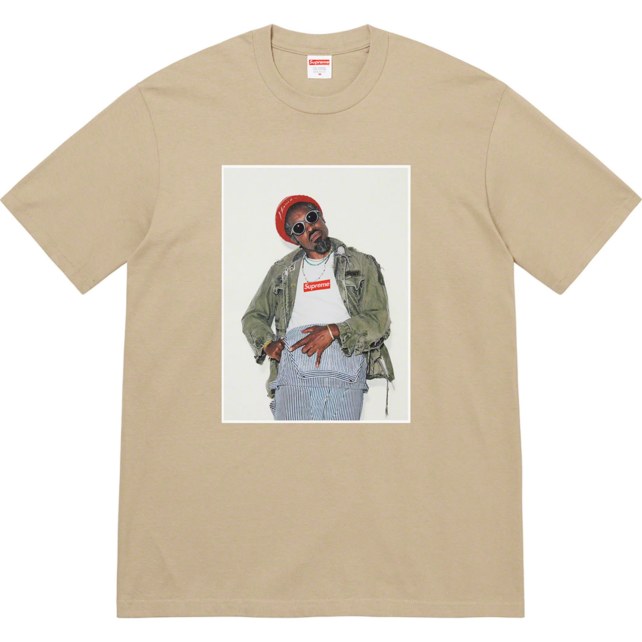  Supreme FW22 Week1 André 3000 Tee "Stone" | Farsel