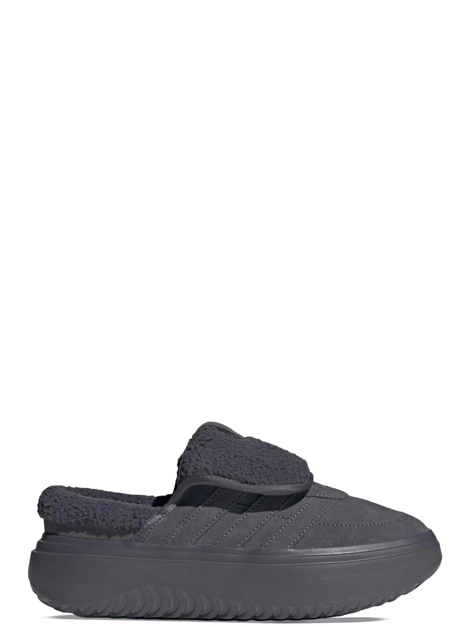 Мюли Adidas Grand Court Mule WMNS "Grey Five Silver Metallic" | Farsel