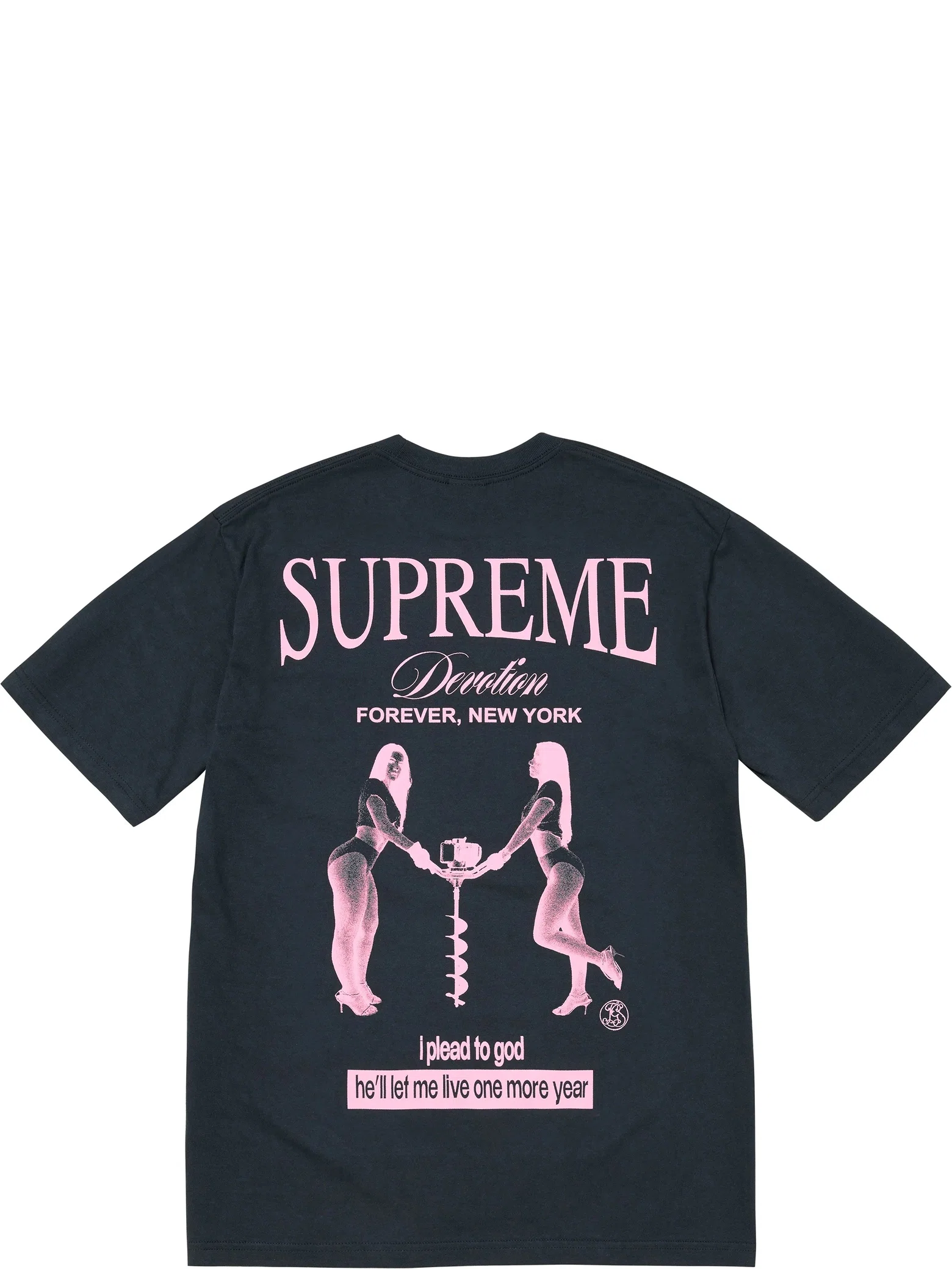 Футболки Supreme FW25 Devotion Tee "Navy" | Farsel