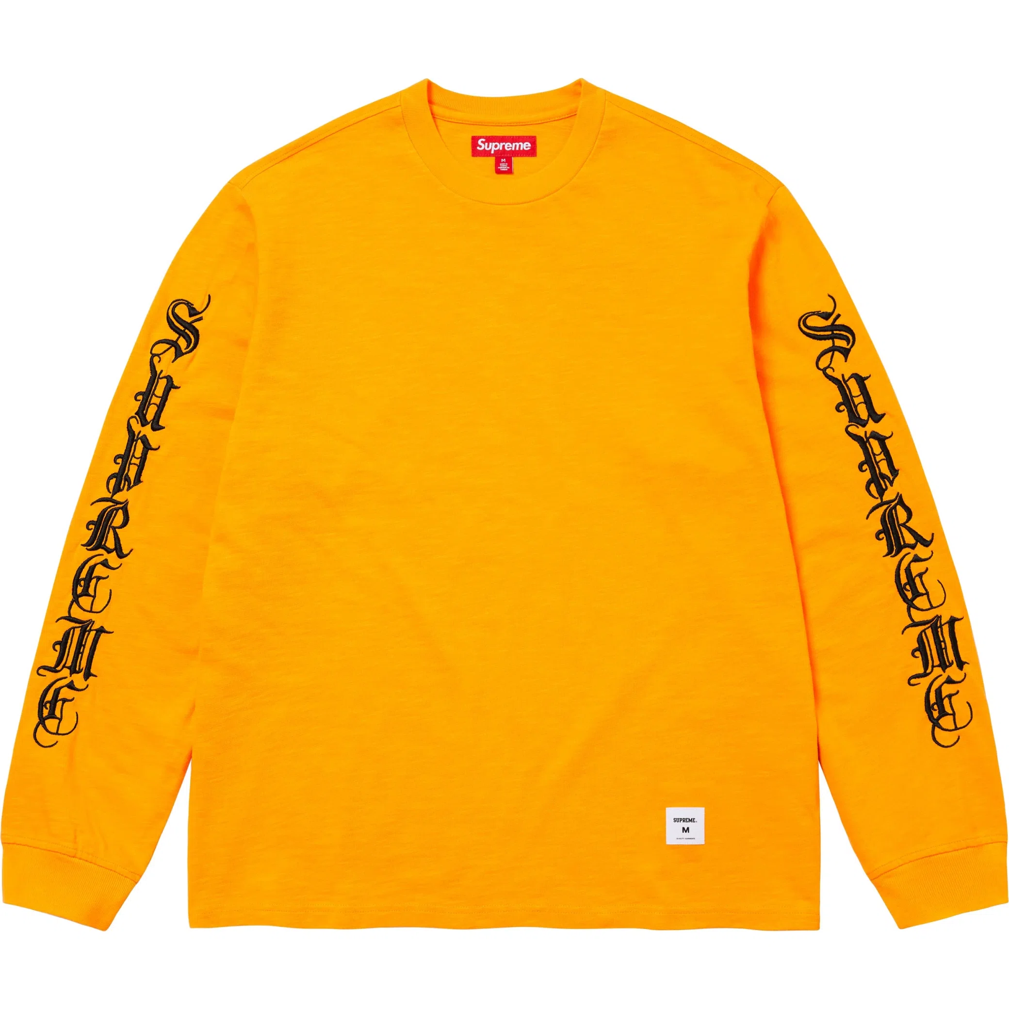  Supreme FW24 Old English L/S Top "Yellow" | Farsel