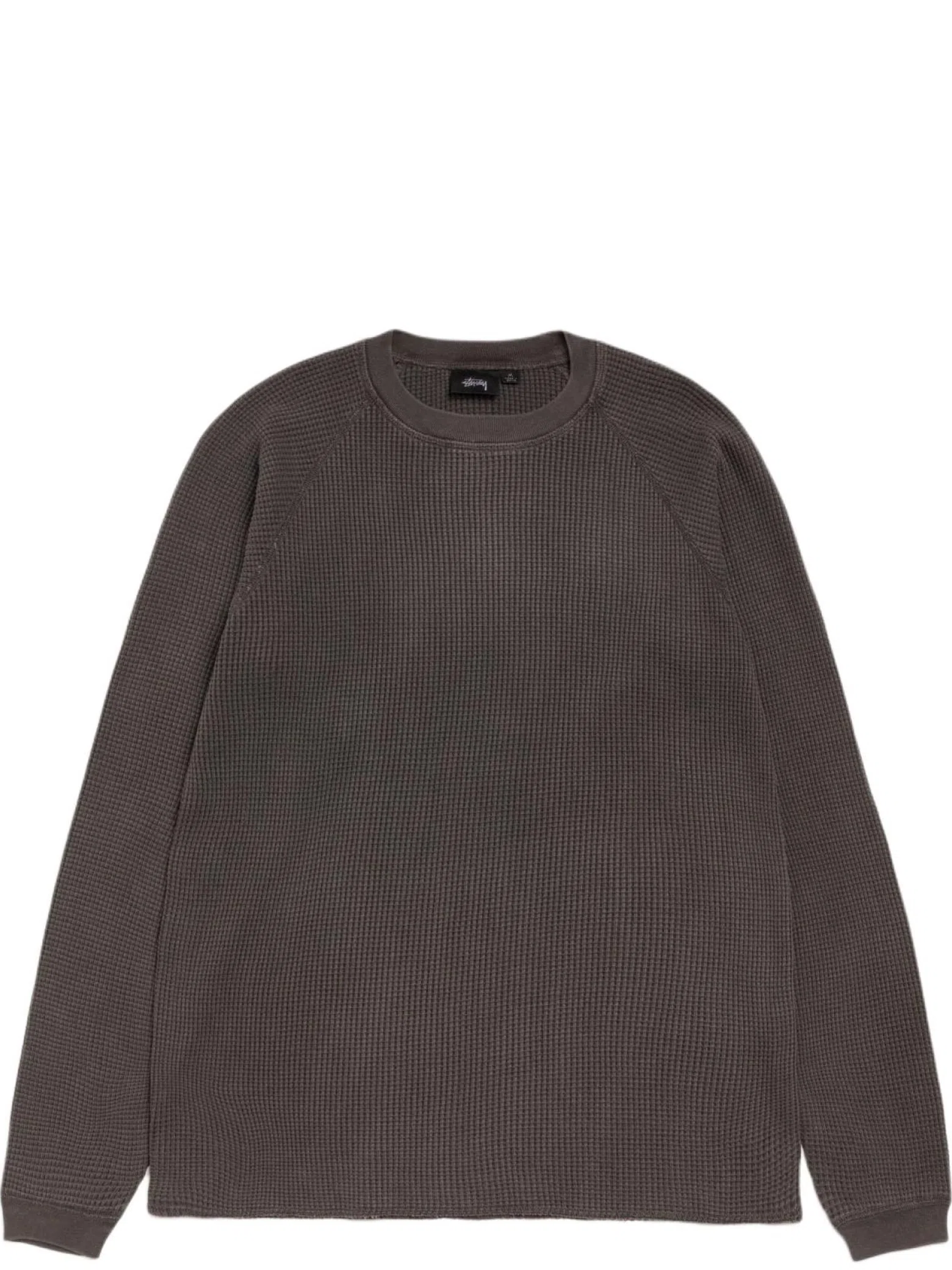 Лонгсливы Stussy Mantra Raglan Thermal "Washed Black" | Farsel