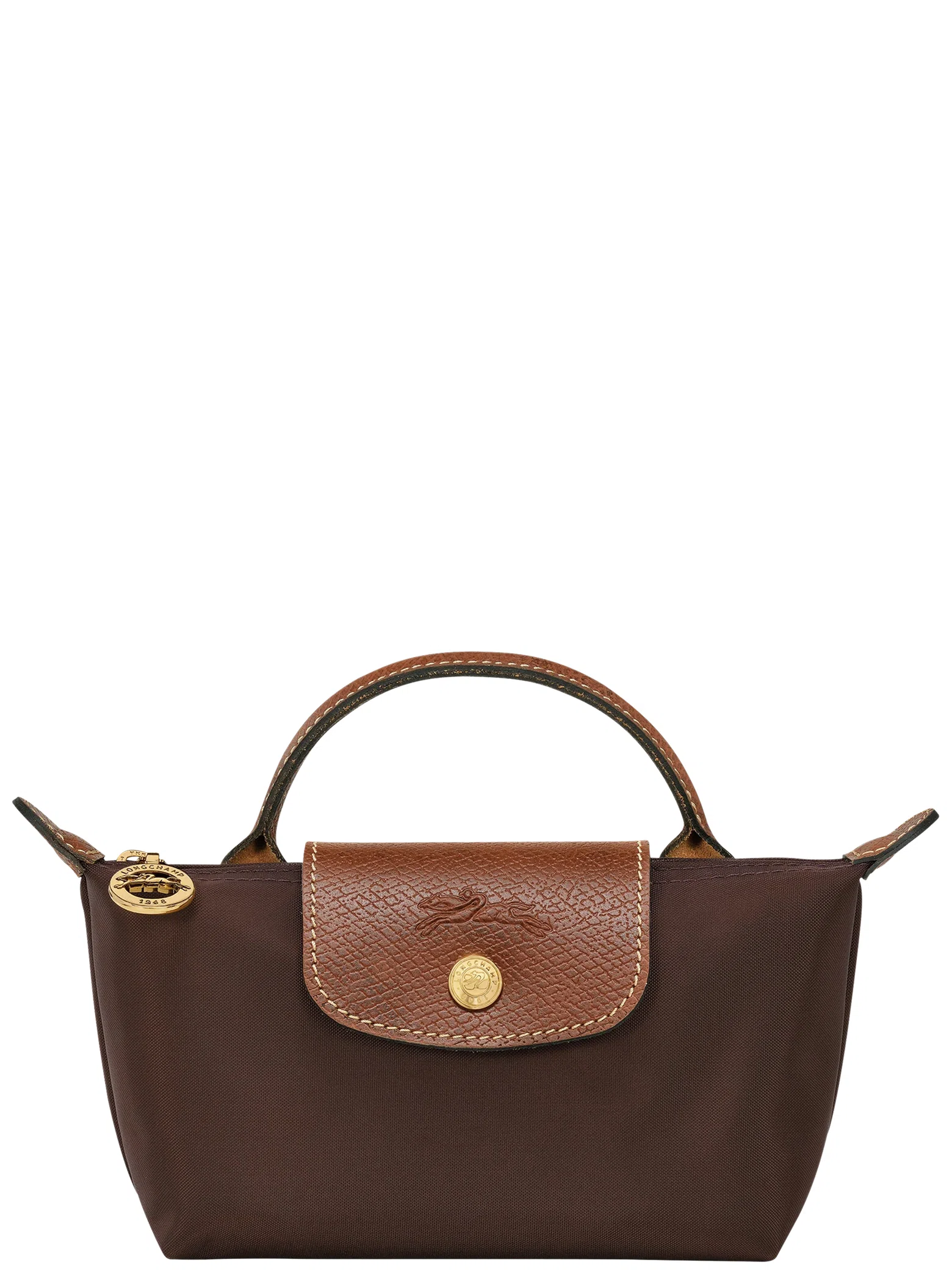 Сумки Longchamp Le Pliage Original Recycled Canvas Pouch With Handle "Ebony" | Farsel