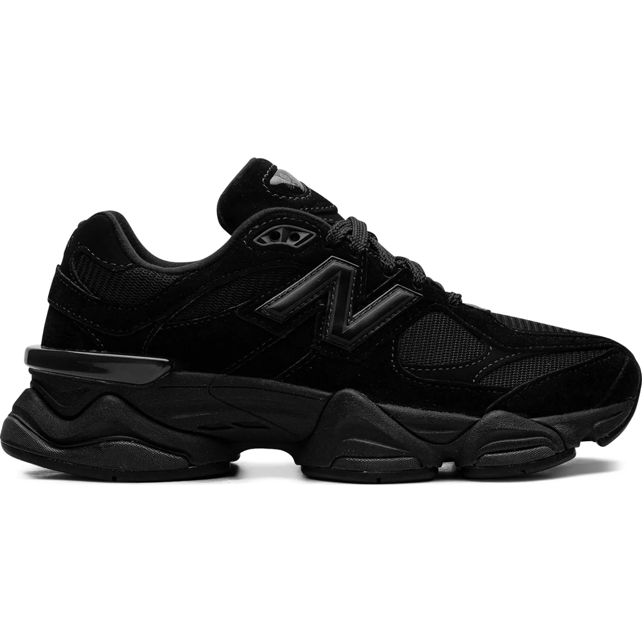 Кроссовки New Balance 9060 "Triple Black Suede" | Farsel
