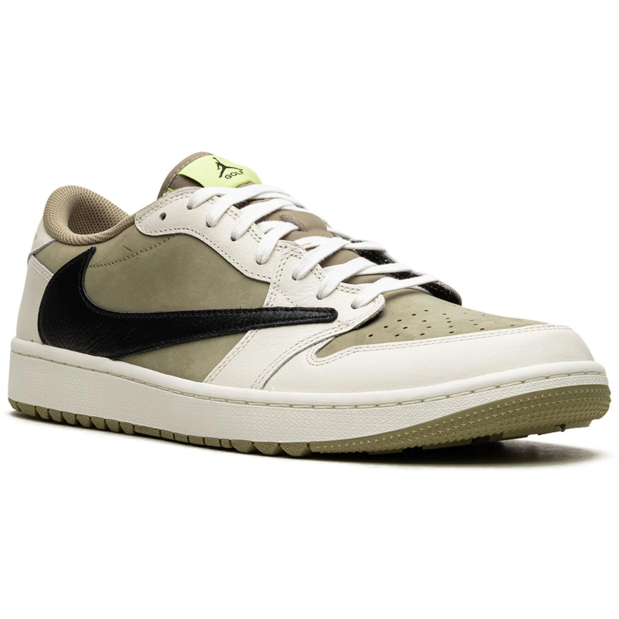  Nike Air Jordan 1 Retro Low Golf "Travis Scott - Neutral Olive" | Farsel