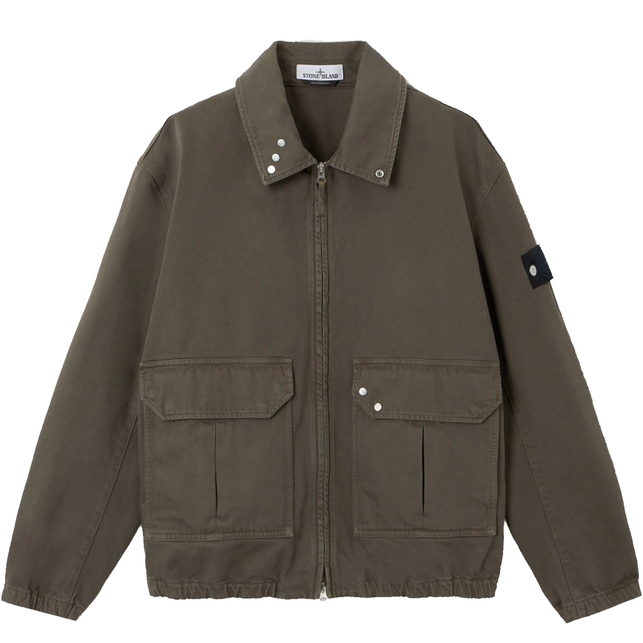 Куртки Stone Island Light Bull Denim-TC Jacket "Umber" | Farsel