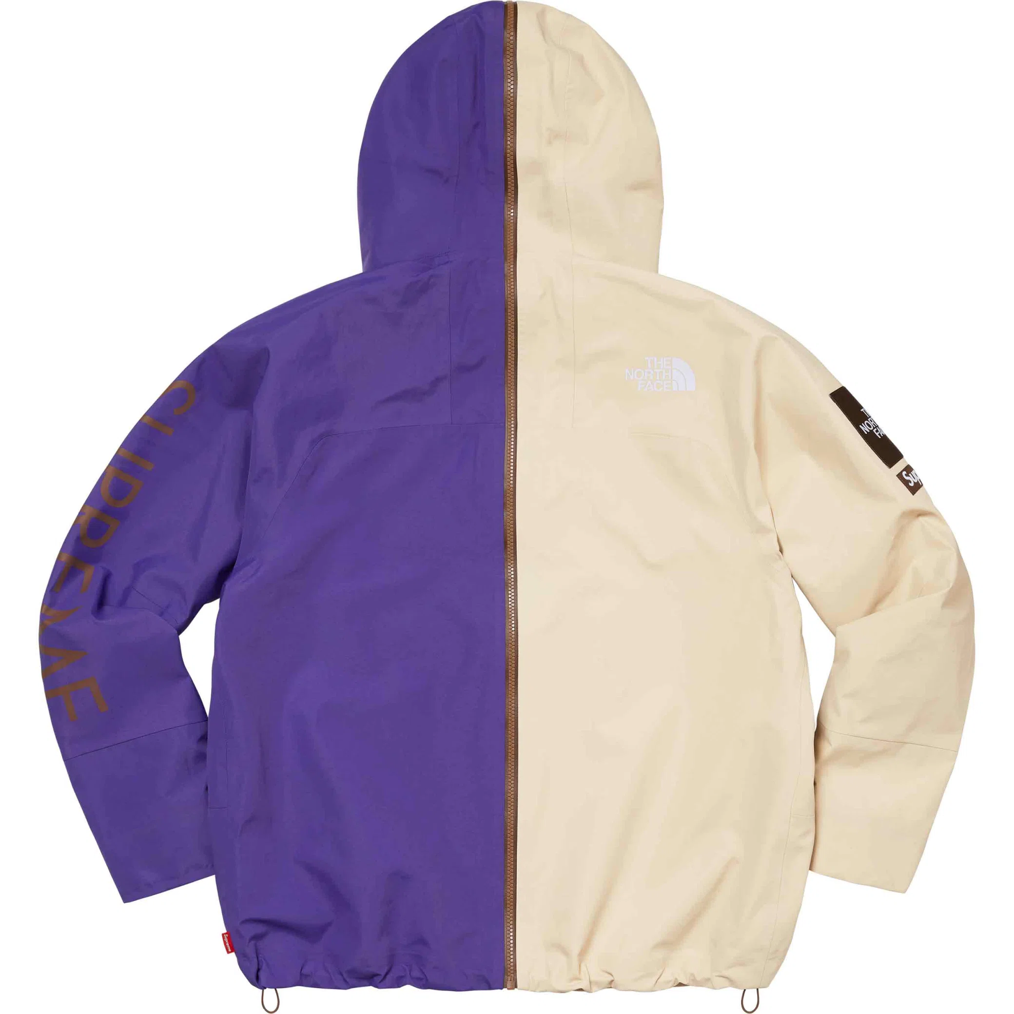 Куртки Supreme SS24 The North Face Split Taped Seam Shell Jacket "Tan" | Farsel