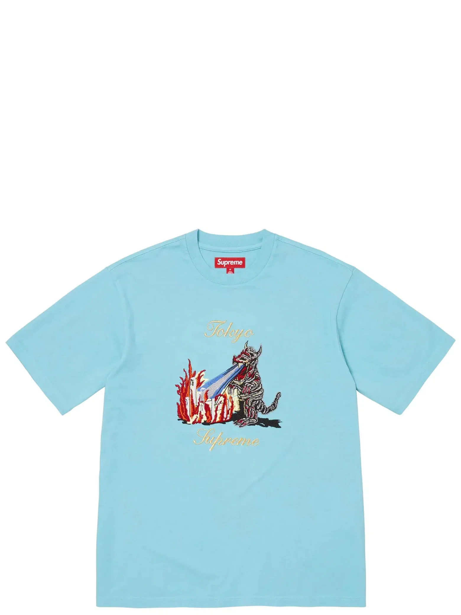 Футболки Supreme Monster Short-Sleeve Top "Light Blue" | Farsel