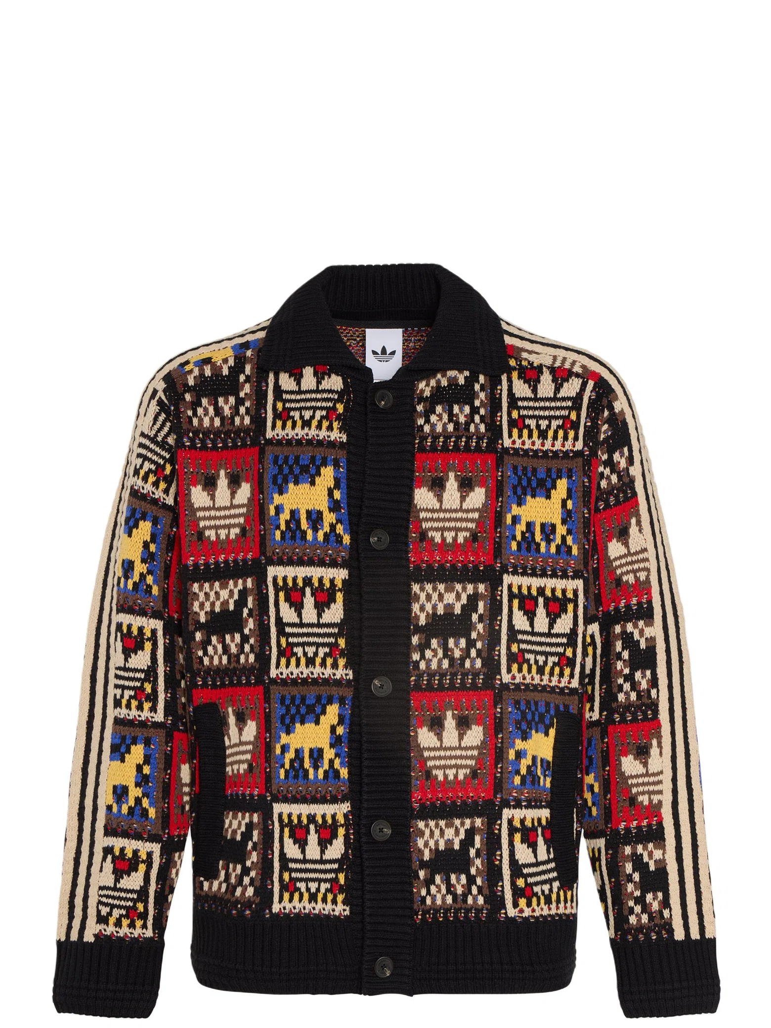Свитеры Adidas Originals Crafted Sweater Jacket "Black" | Farsel