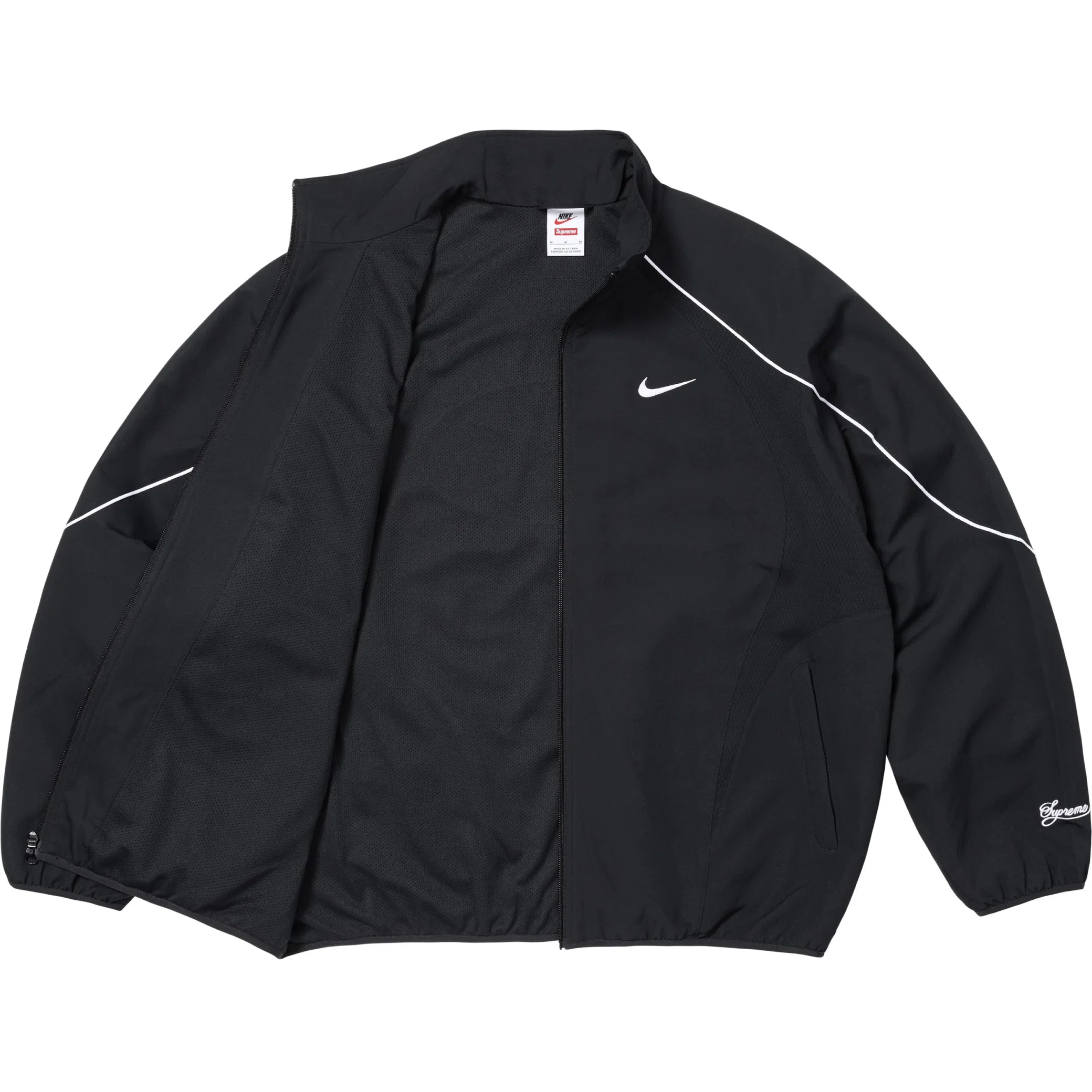  Supreme SS25 Nike Track Jacket "Black" | Farsel