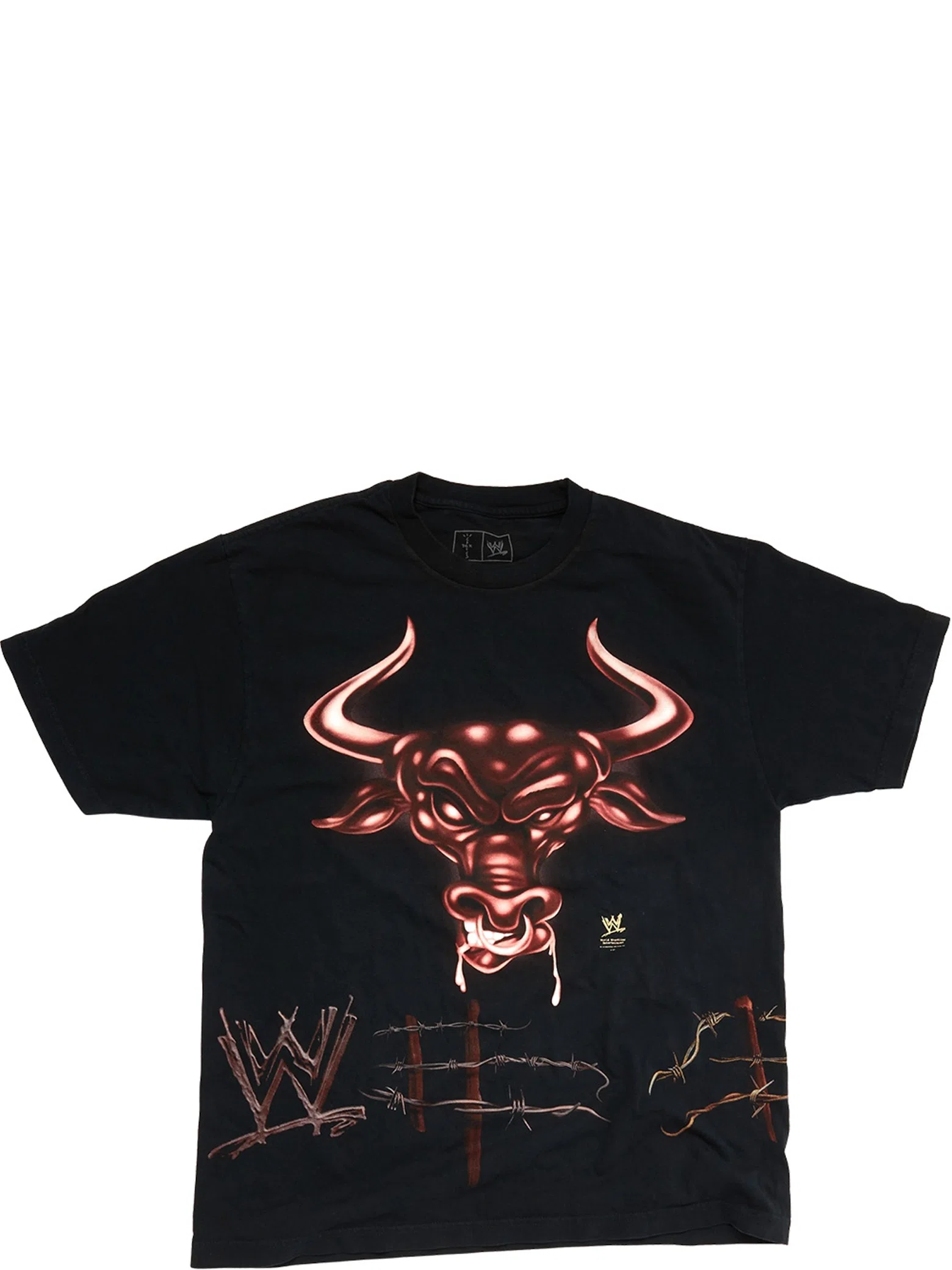 Футболки Travis Scott SS25 WWE Know Your Role T-Shirt The Rock "Black" | Farsel