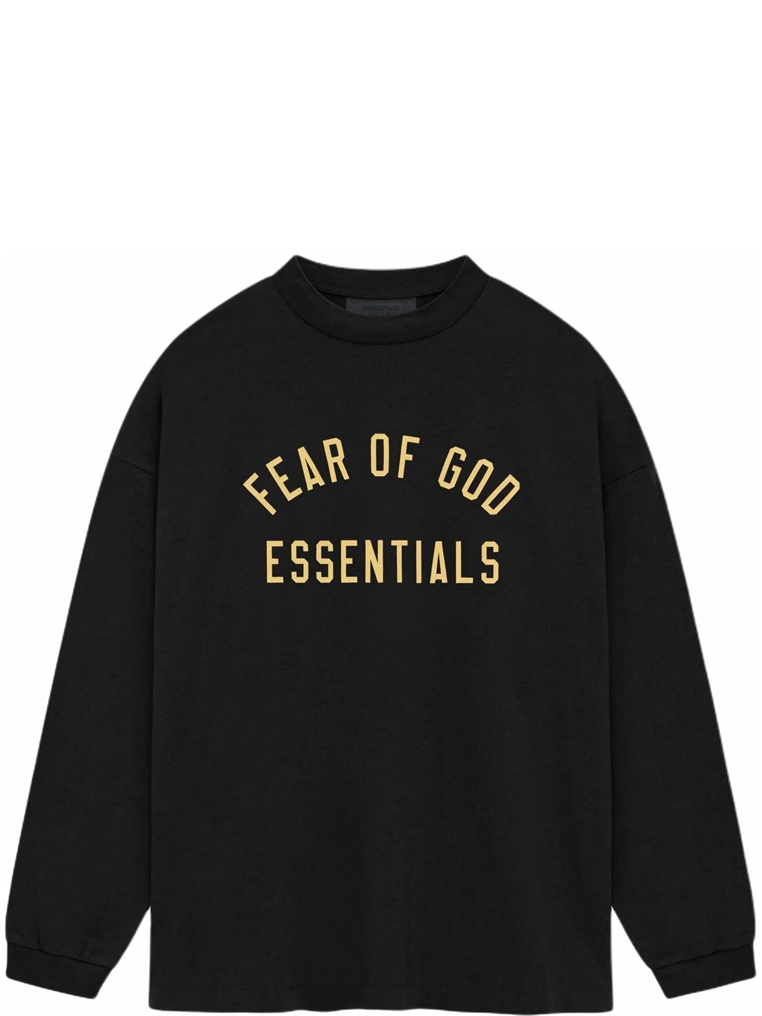 Лонгсливы Fear of God FW24 Essentials Jersey Long-Sleeve Tee "Black" | Farsel
