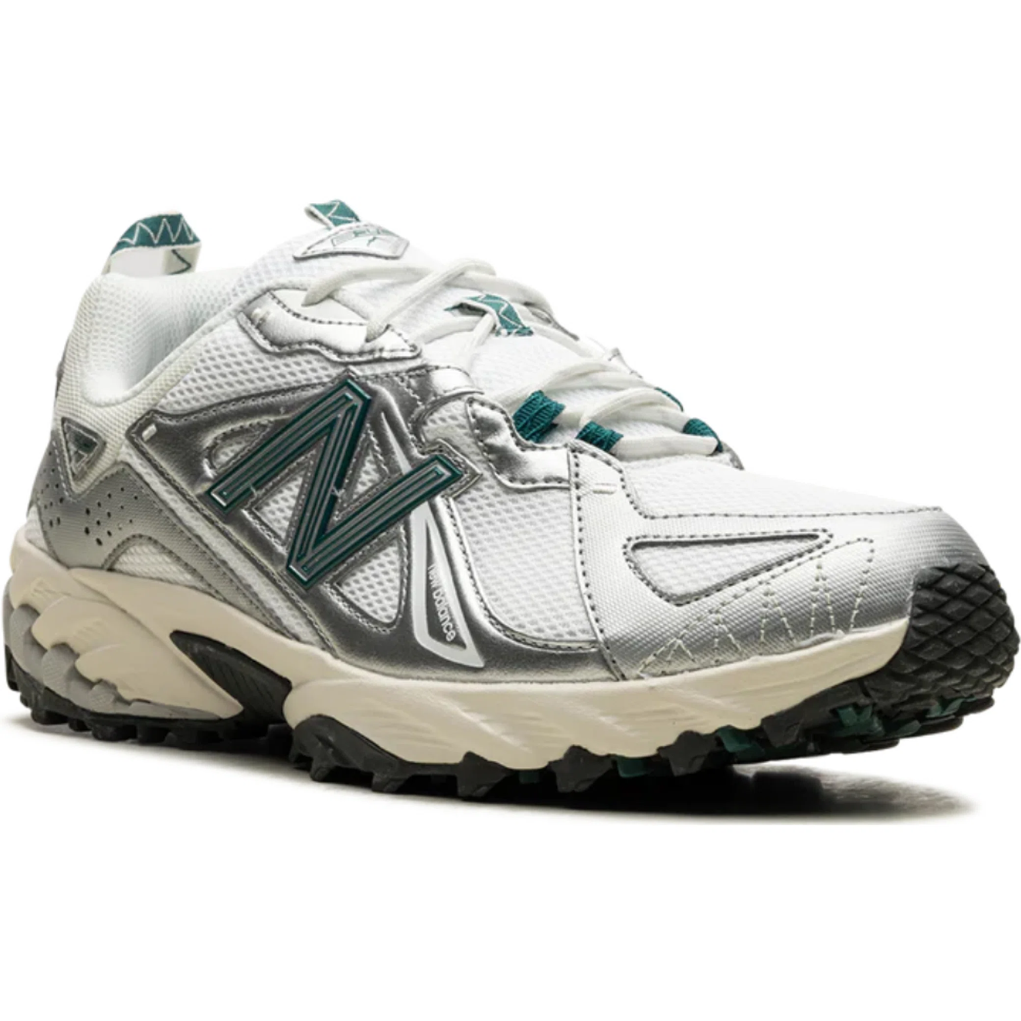 Кроссовки New Balance 610t "Silver Metallic Reflection Green" | Farsel