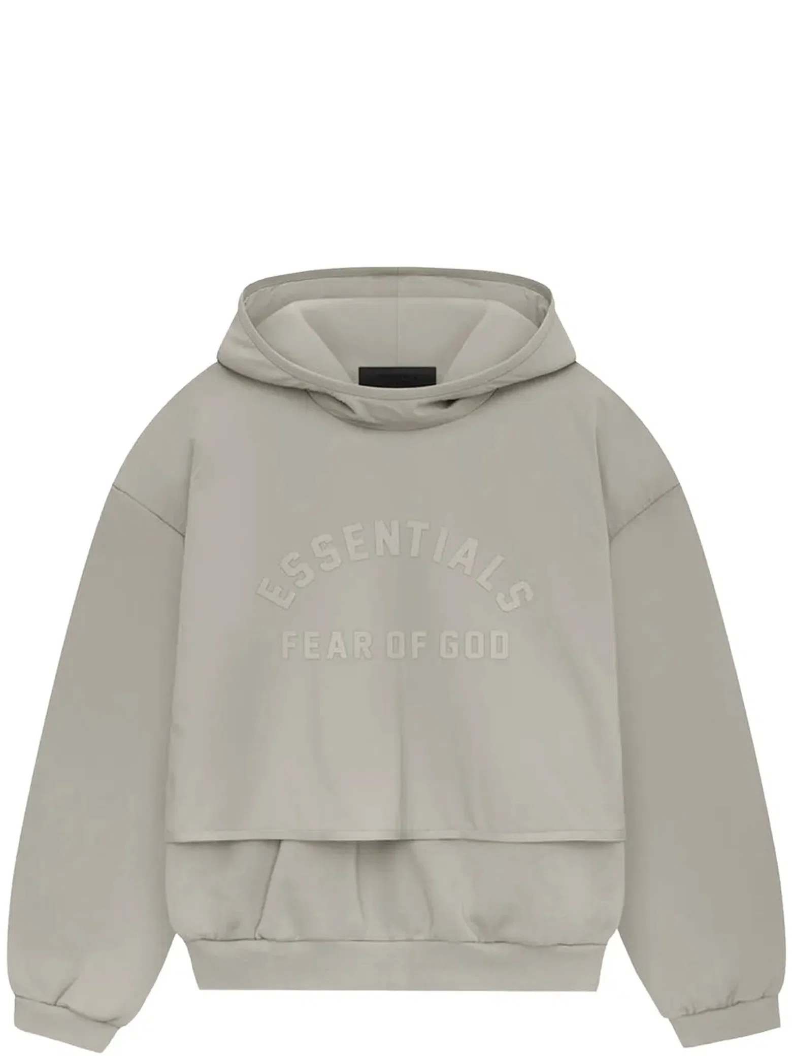Худи Fear of God SS24 Essentials Nylon Fleece Hooded Sweater "Seal" | Farsel