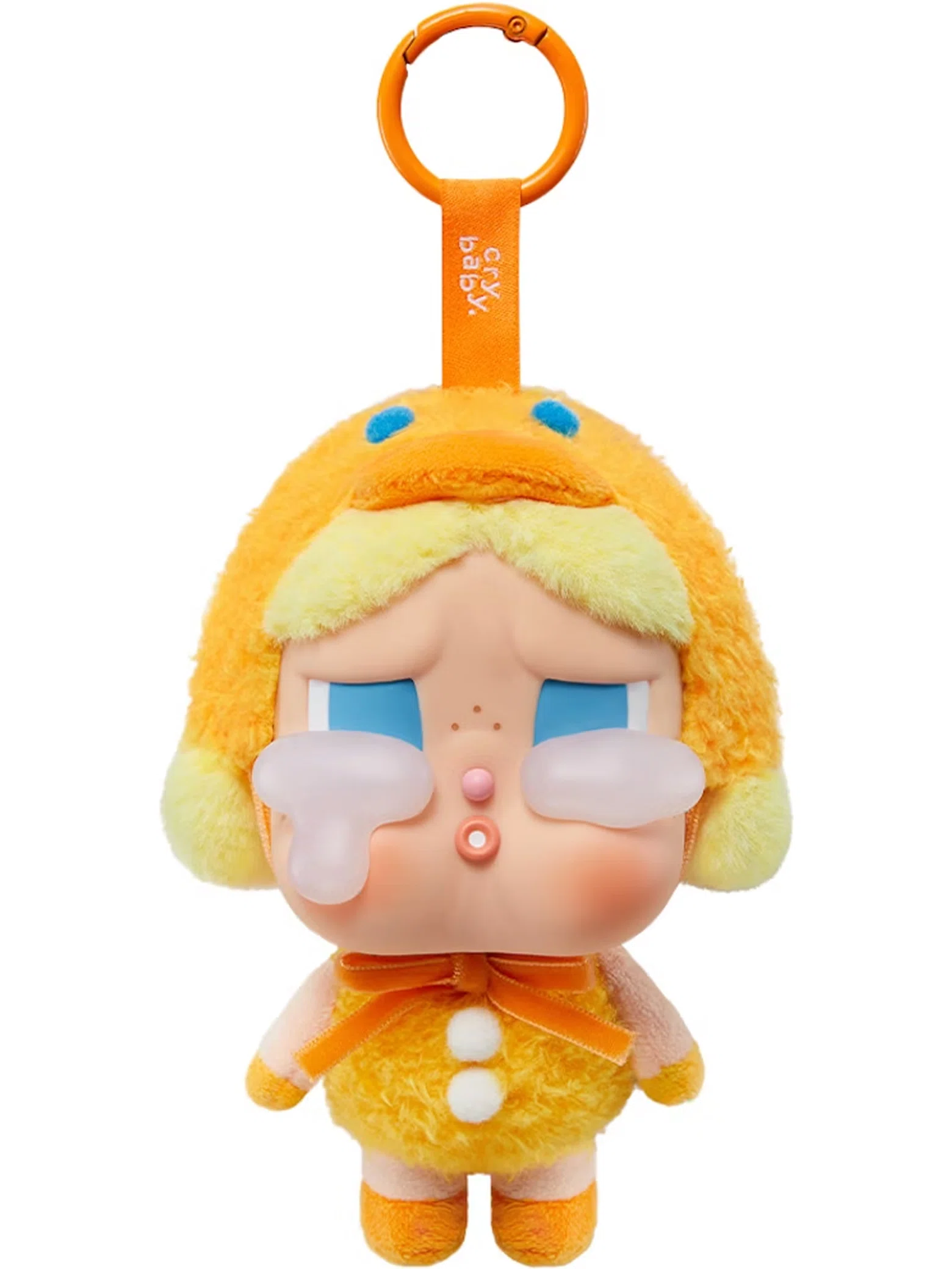 Брелоки Pop Mart CryBaby Crying Again Series Vinyl Face Plush "Duck You" | Farsel