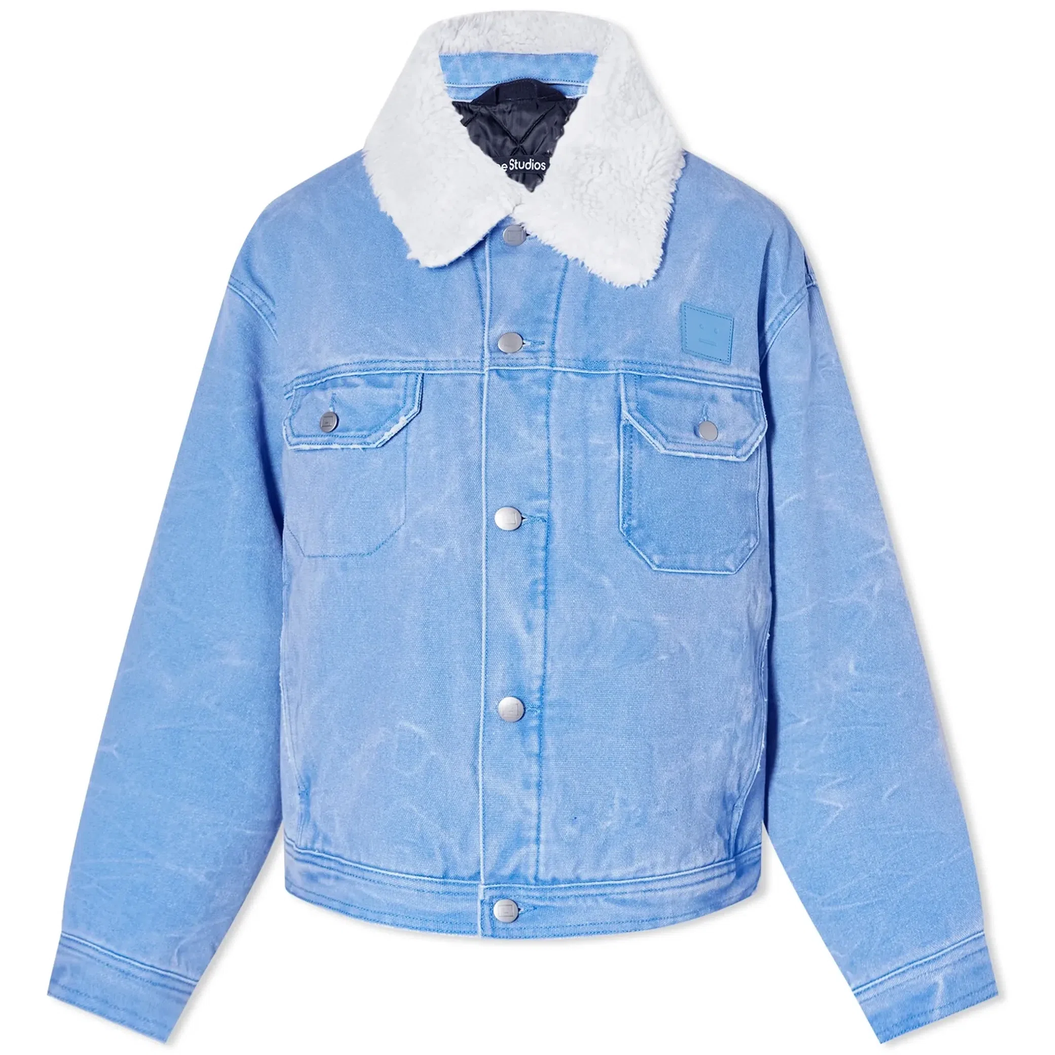 Куртки Acne Studios Face Orsan Patch Canvas Jacket "Powder Blue" | Farsel