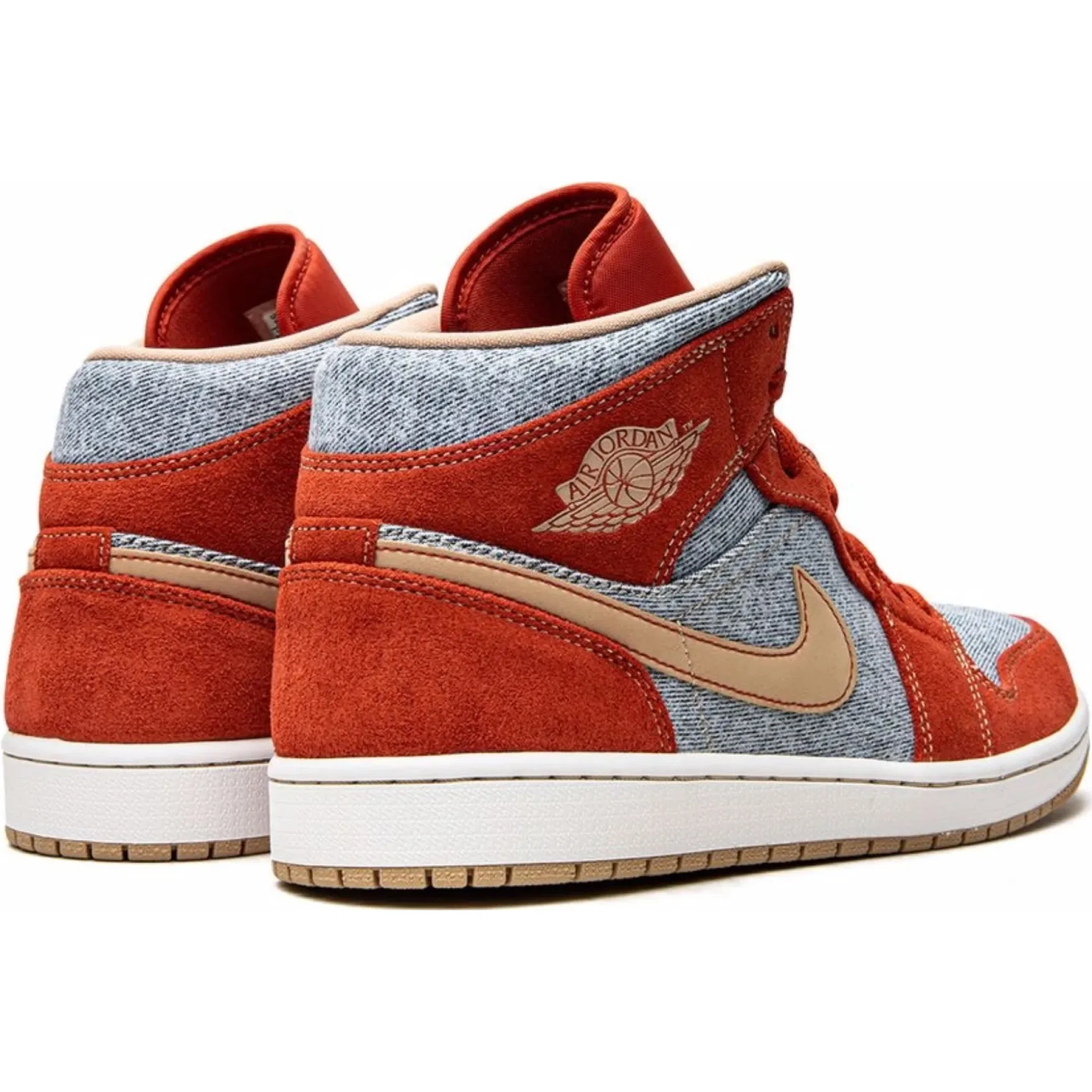 Кроссовки Nike Air Jordan 1 Mid "Denim Red" | Farsel