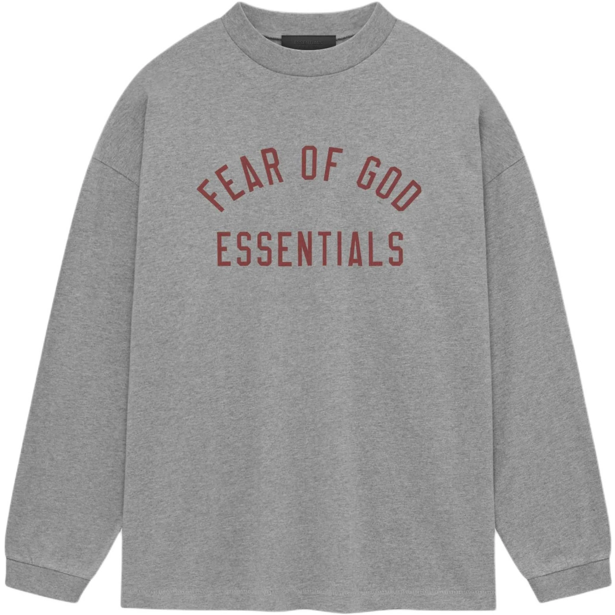 Лонгсливы Fear of God FW24 Essentials Jersey Long-Sleeve Tee "Dark Heather" | Farsel
