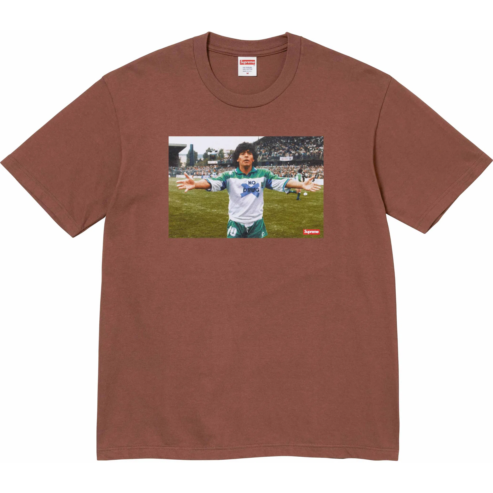 Футболки Supreme SS24 Maradona Tee "Brown" | Farsel
