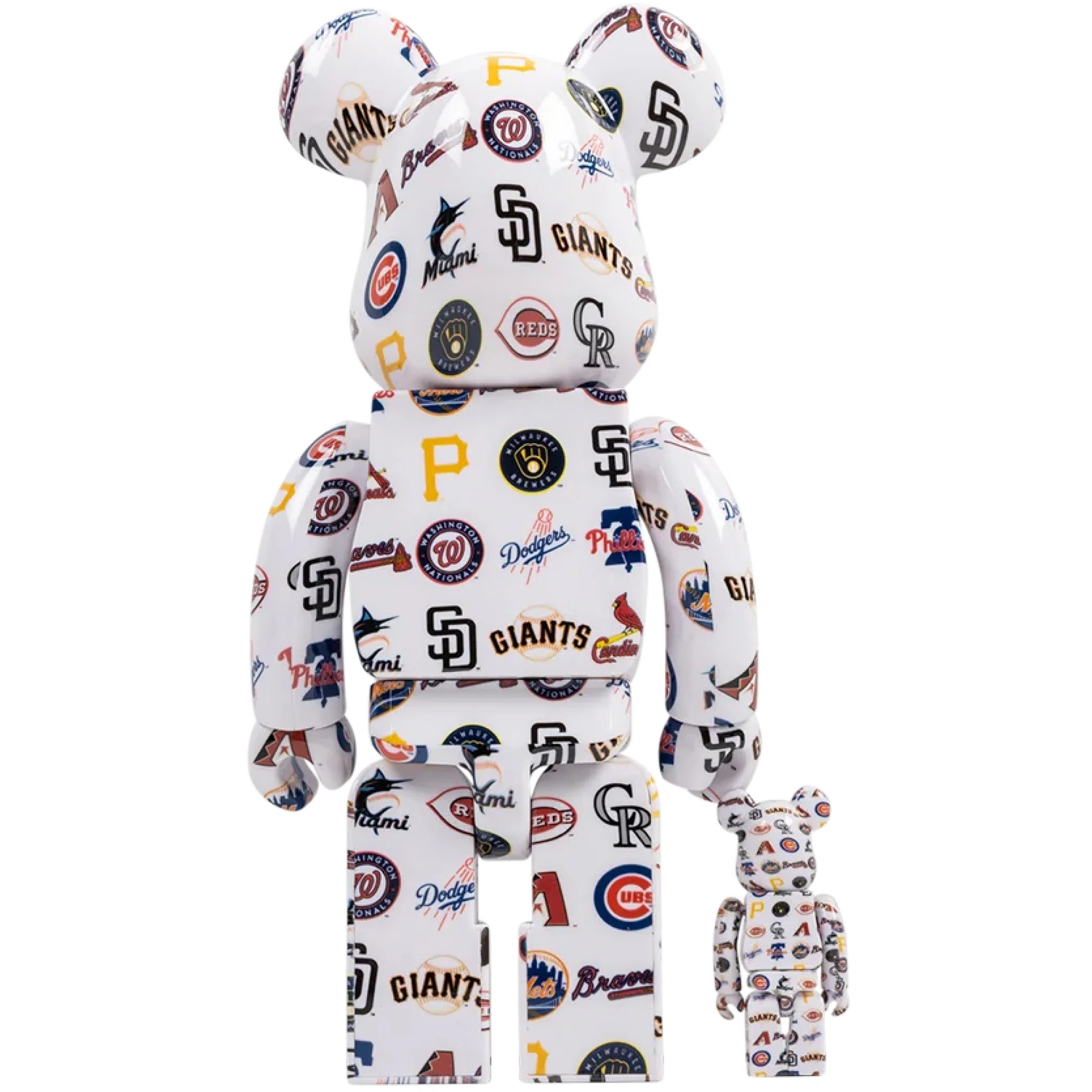 Игрушки Medicom Toy Bearbrick x MLB National League "100% & 400% Set" | Farsel