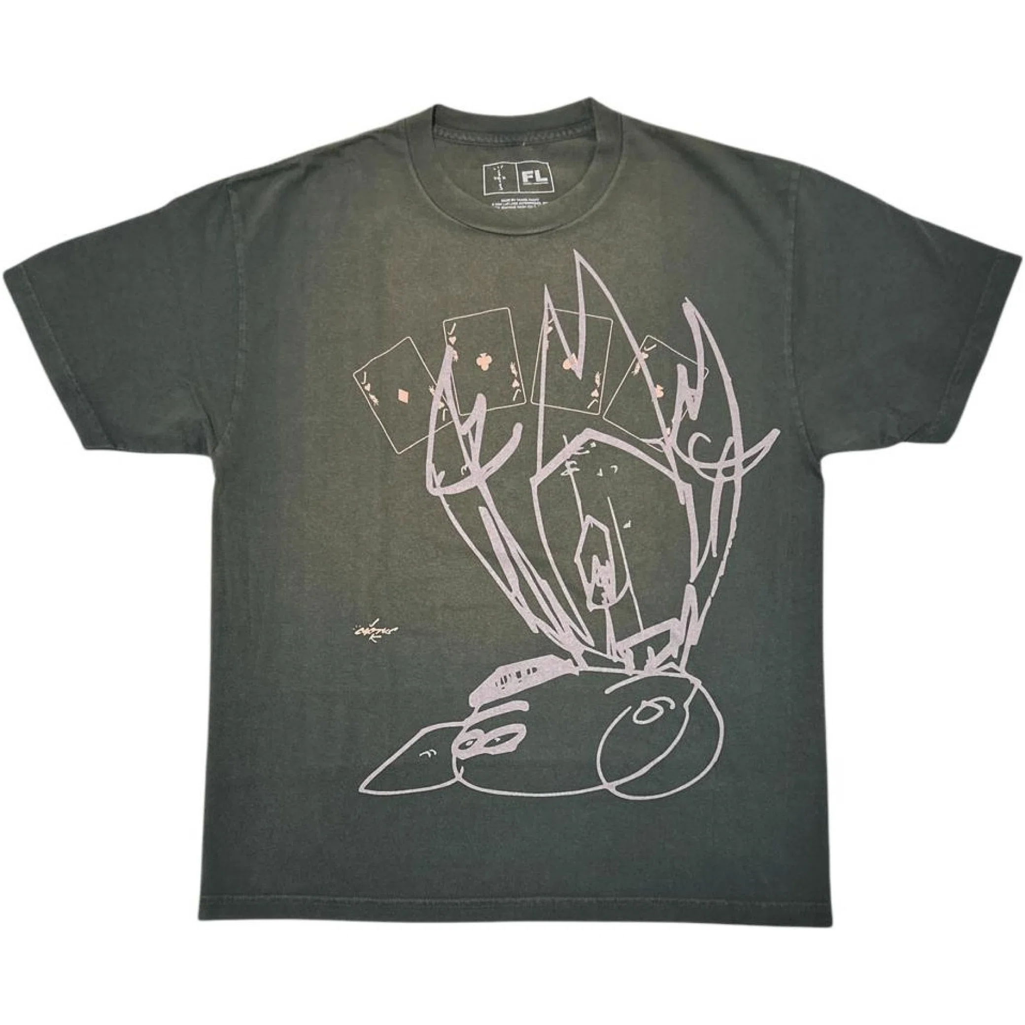  Travis Scott FW24 FUTURA LABORATORIES Tee "Black" | Farsel