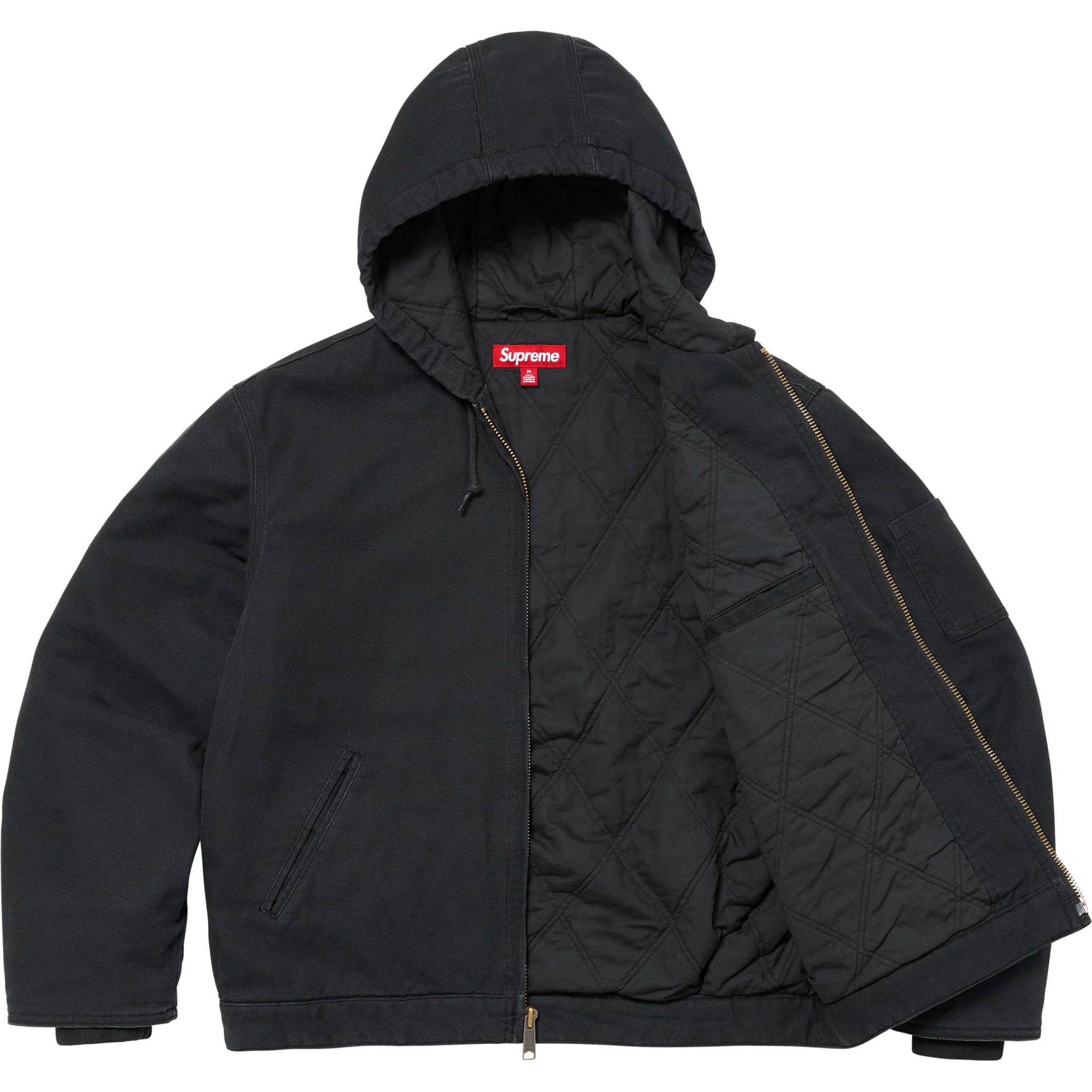 Куртки Supreme FW24 Thrasher Hooded Work Jacket "Black" | Farsel
