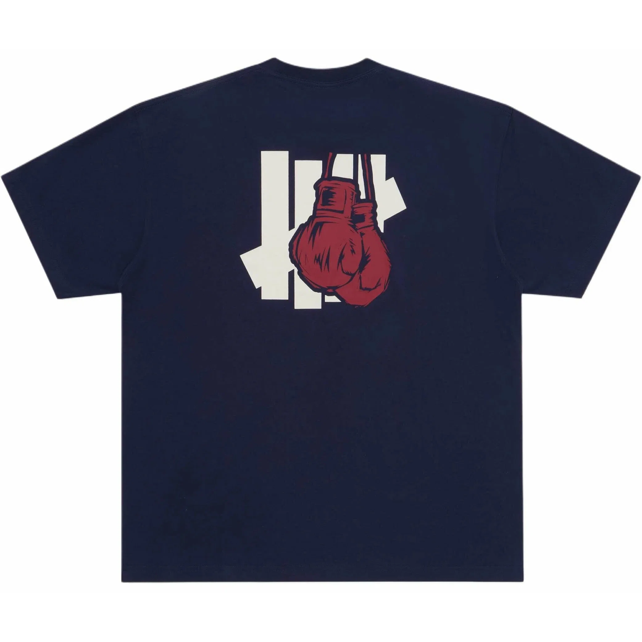 Футболки Undefeated SS26 Five-Stripe Boxing Glove Logo T-Shirt "Navy" | Farsel