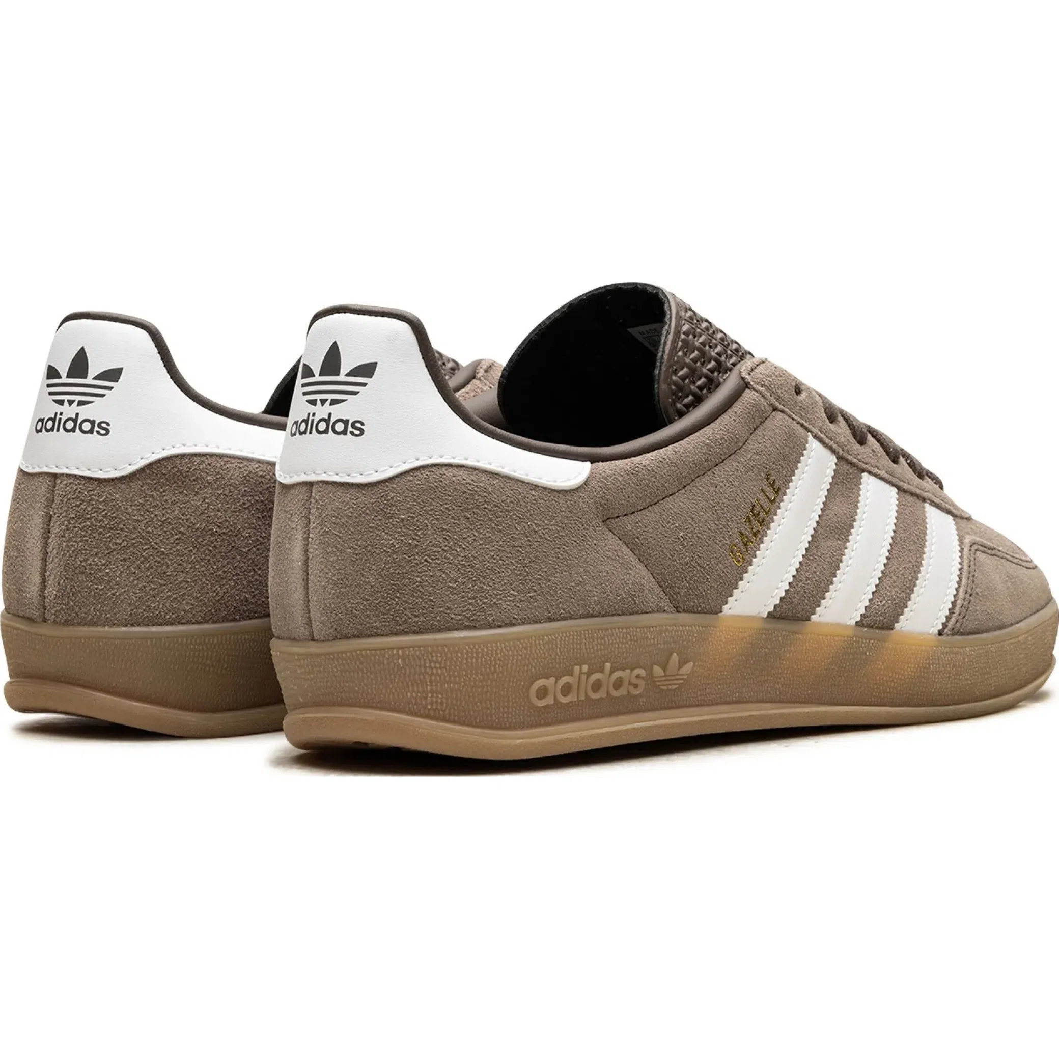 Кроссовки Adidas Gazelle Indoor "Earth Strata White Gold Metallic" | Farsel