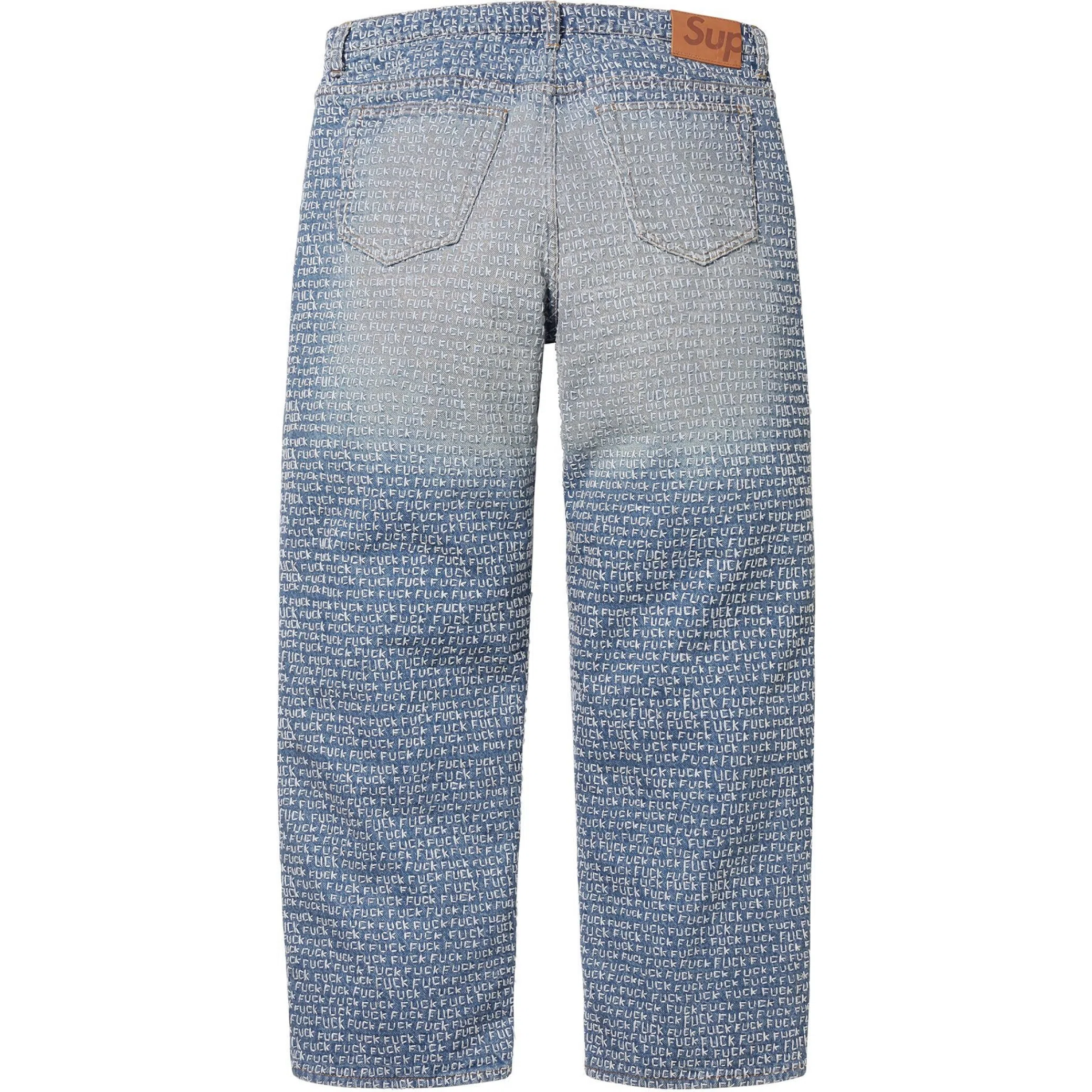  Supreme SS25 Fuck Stitch Loose Fit Jean "Blue" | Farsel