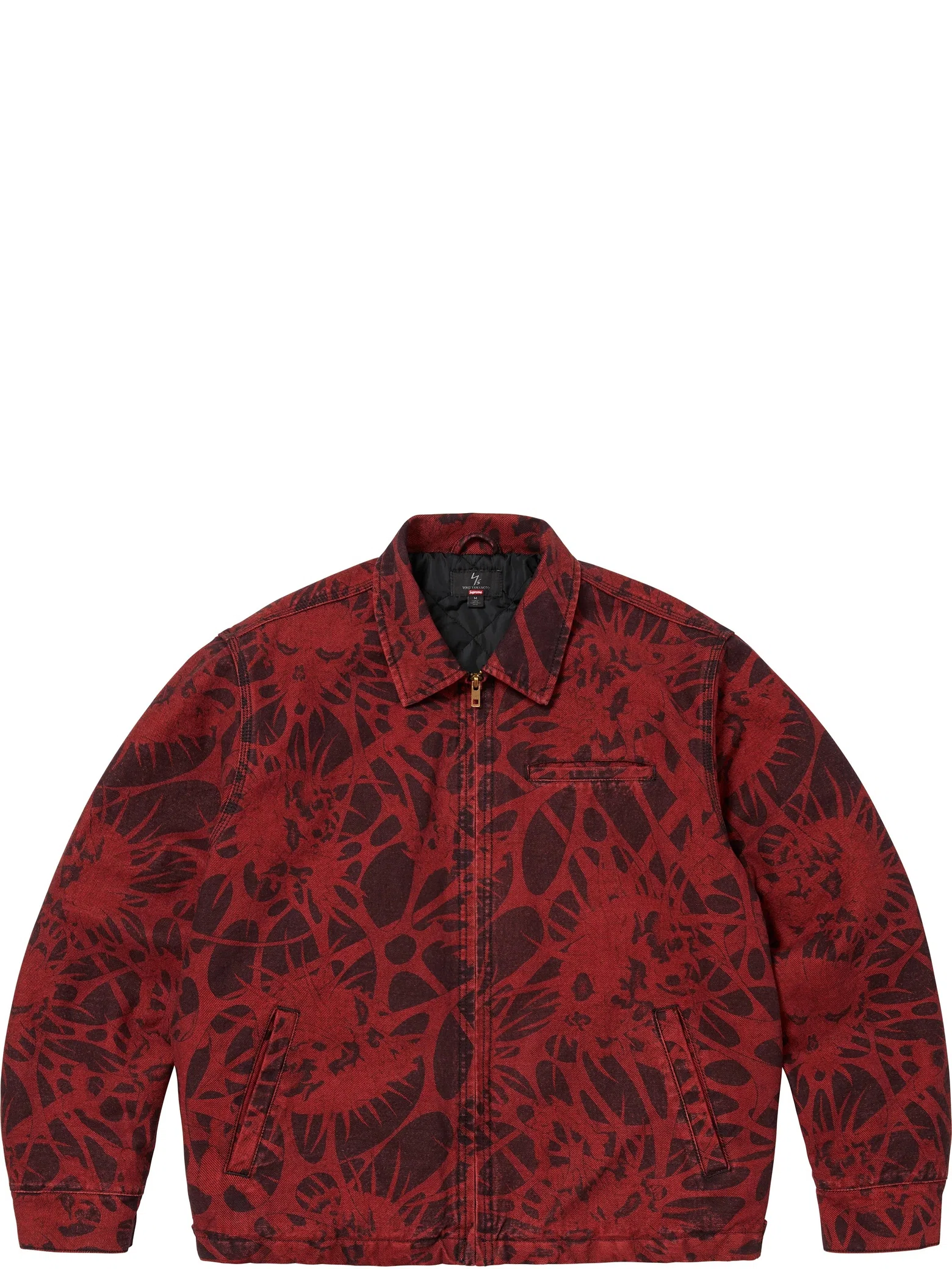 Куртки Supreme FW25 Y’s by Yohji Yamamoto Denim Work Jacket "Overdyed Red" | Farsel