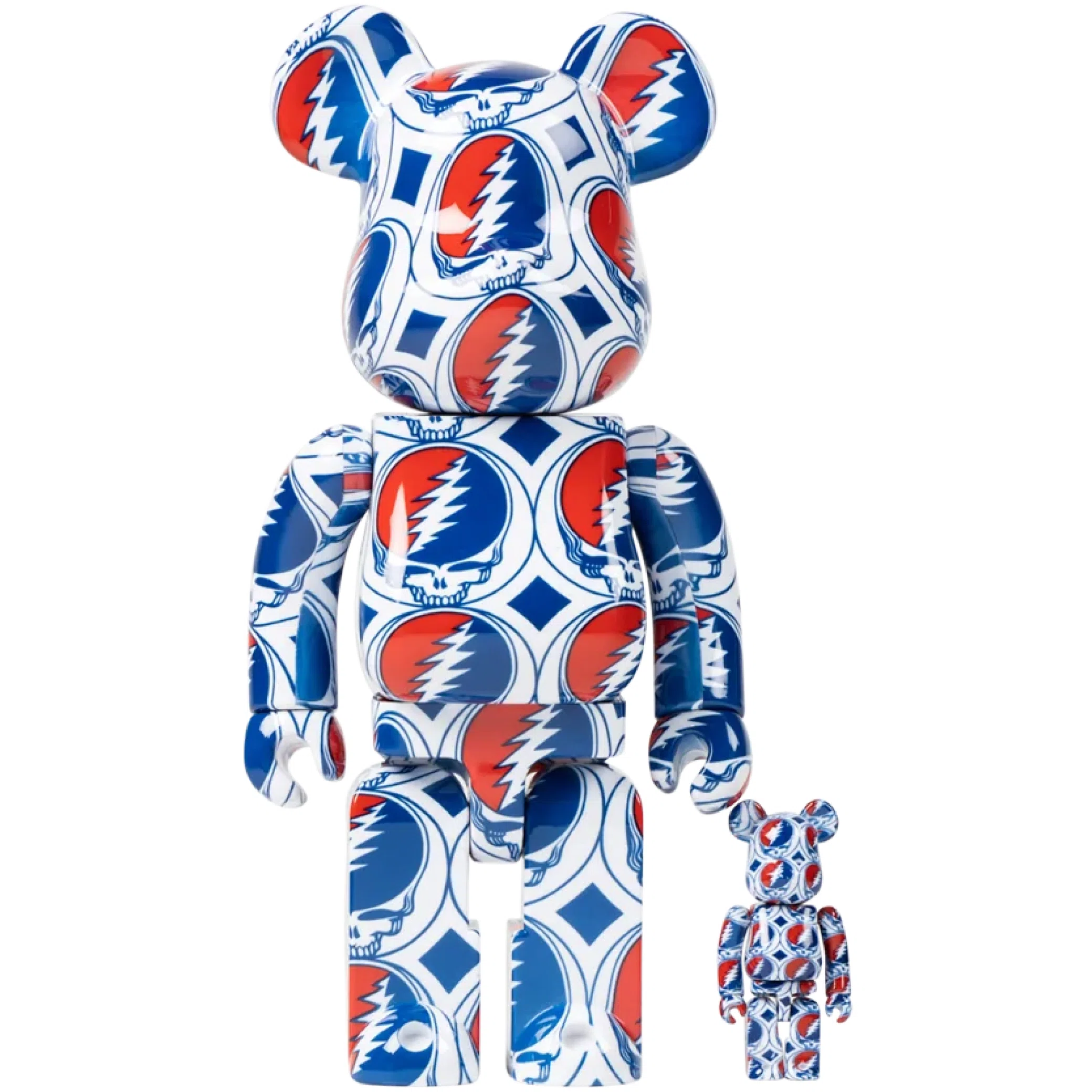  Medicom Toy Grateful Dead Steal Your Face Bearbrick "100% and 400%" | Farsel