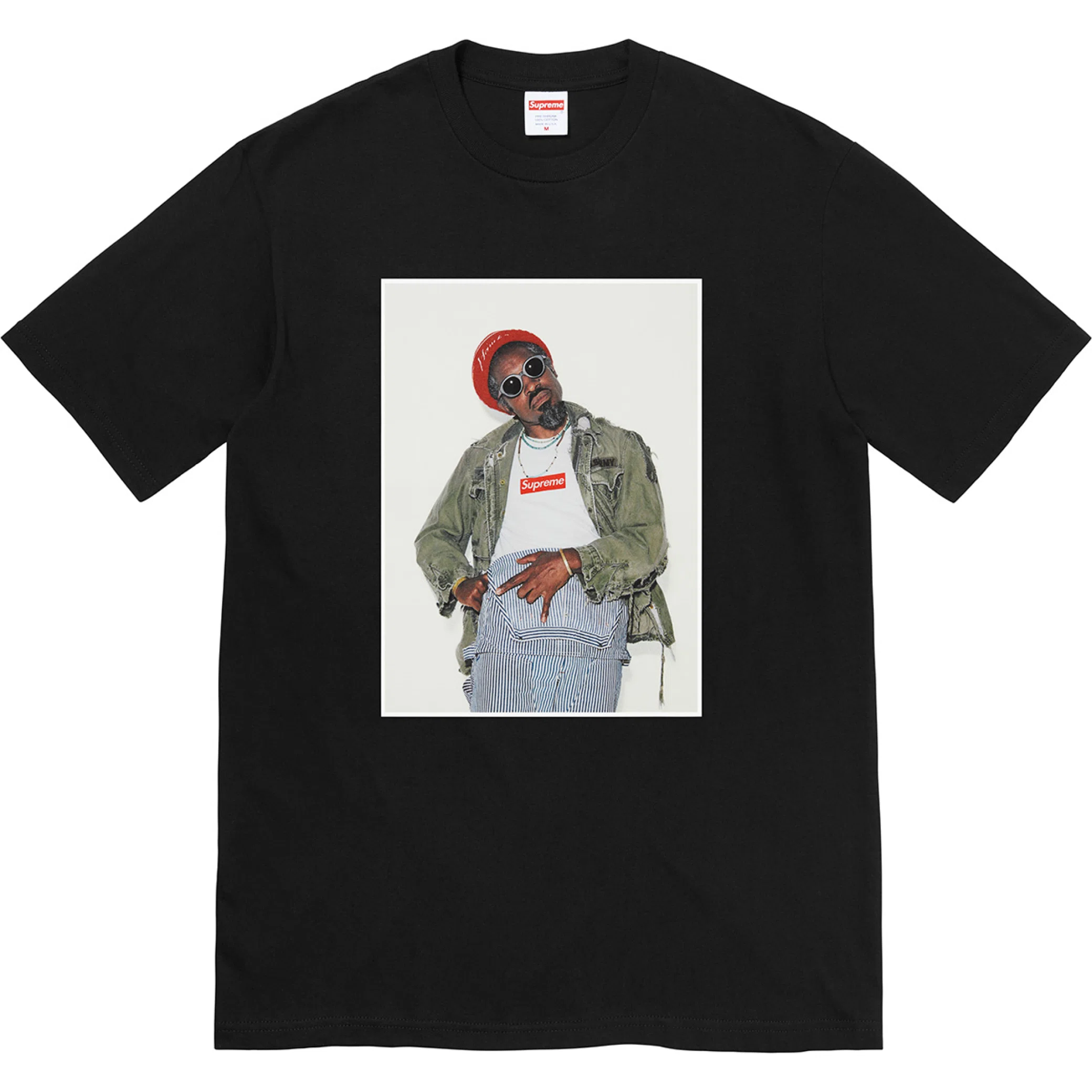  Supreme FW22 Week1 André 3000 Tee "Black" | Farsel