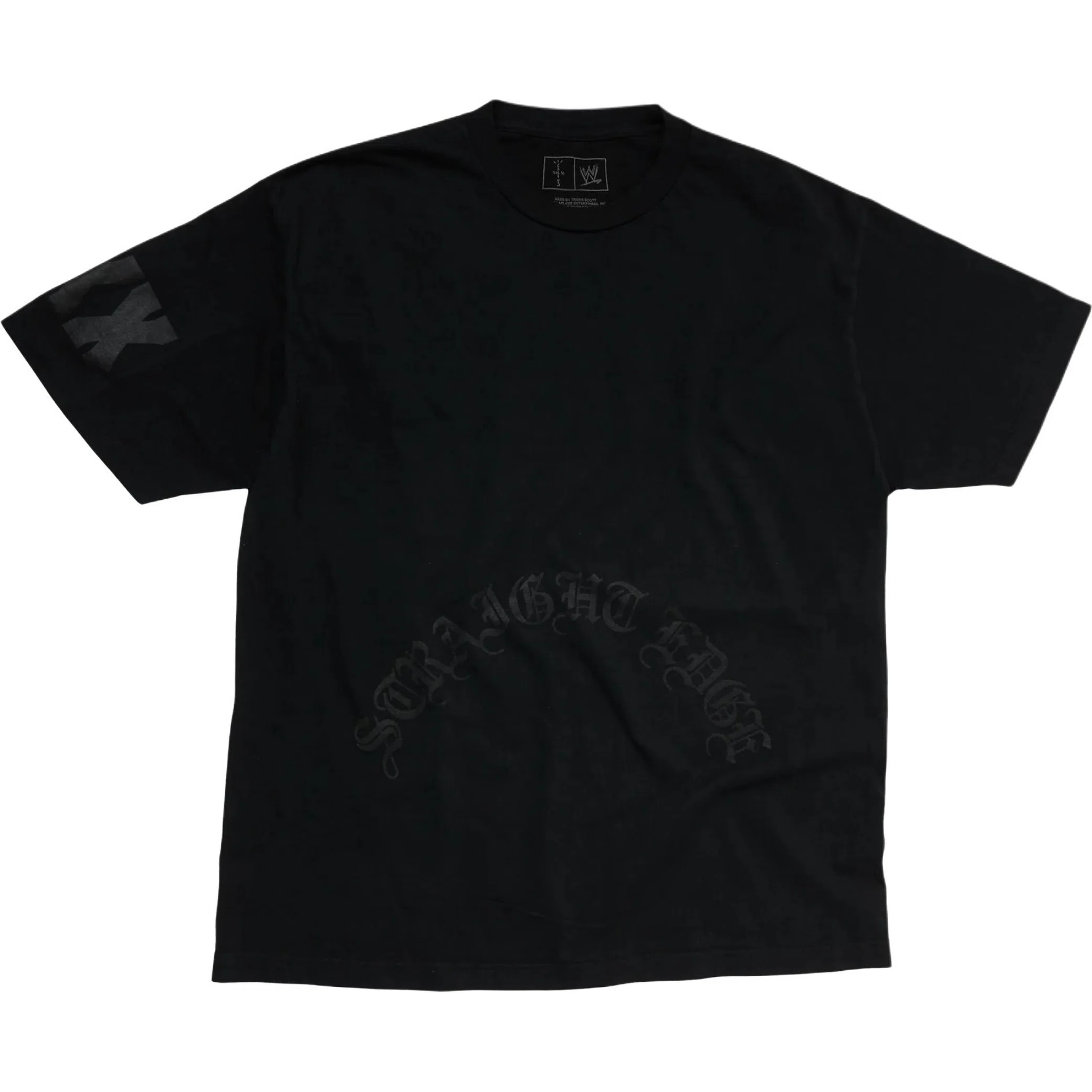 Футболки Travis Scott SS25 WWE Straight Edge T-Shirt CM Punk "Black" | Farsel