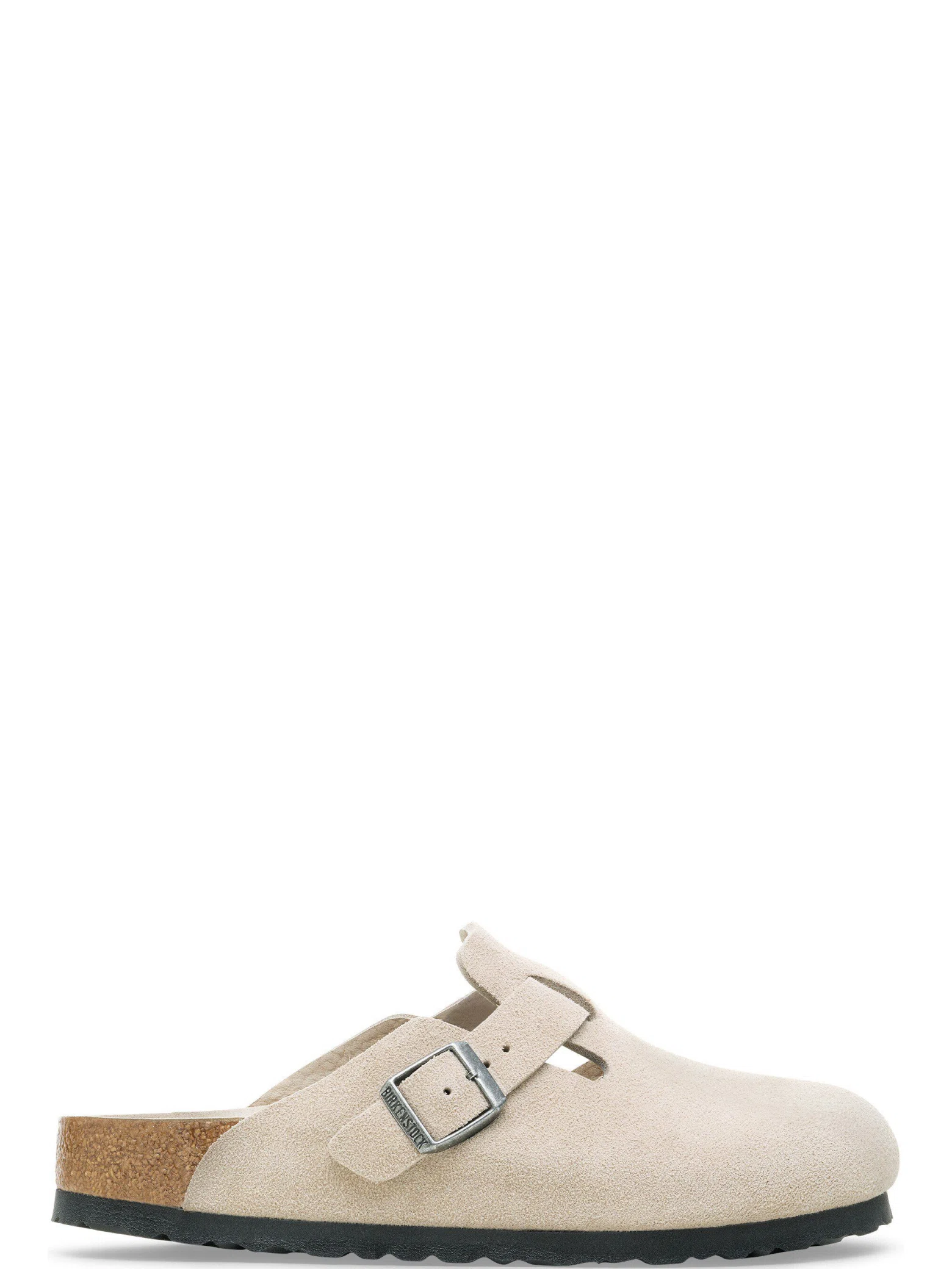 Сабо Birkenstock Boston Soft Footbed Suede Leather "Oyster Tonal" | Farsel