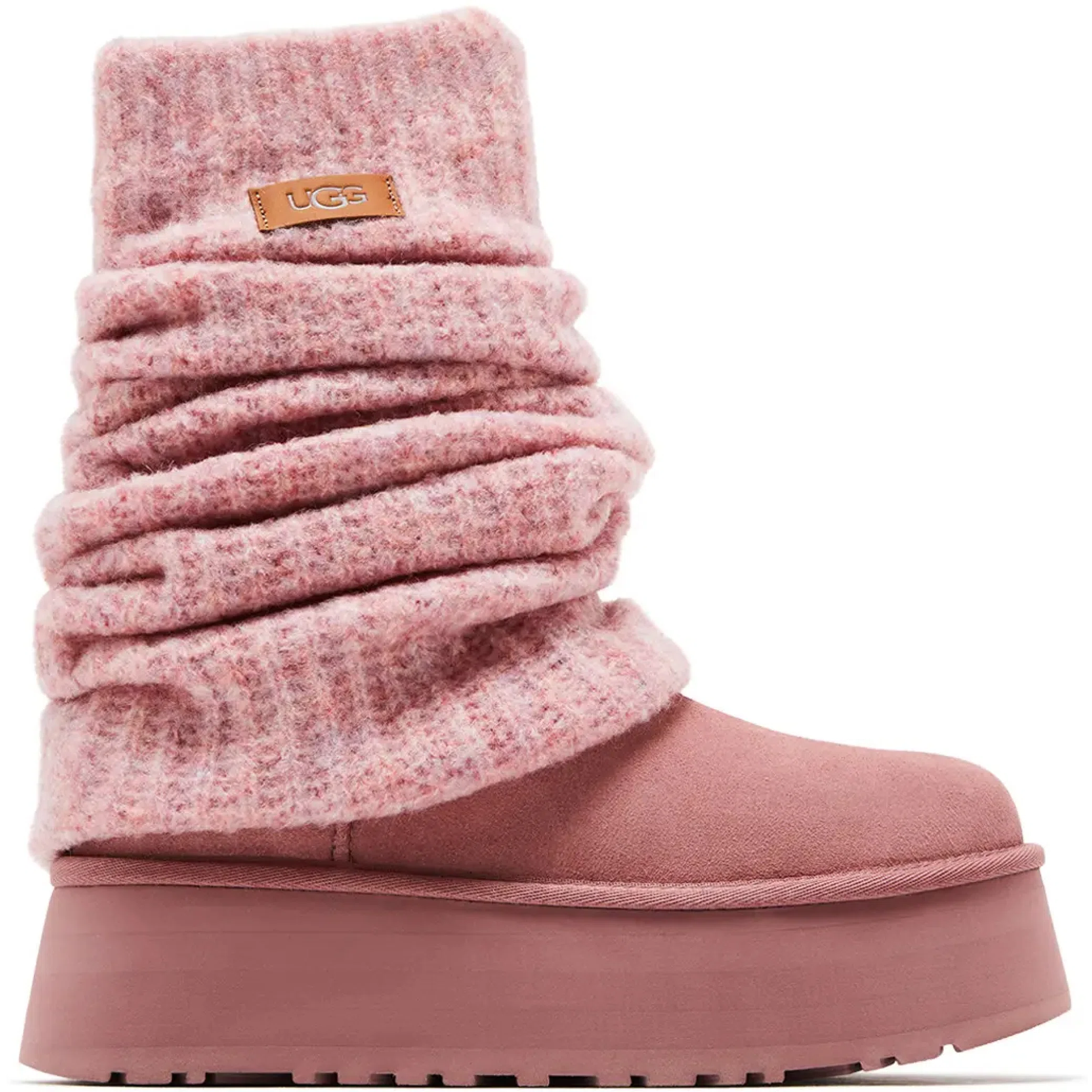 Угги UGG Classic Mini Dipper Legwarmer WMNS "Pink Dawn" | Farsel