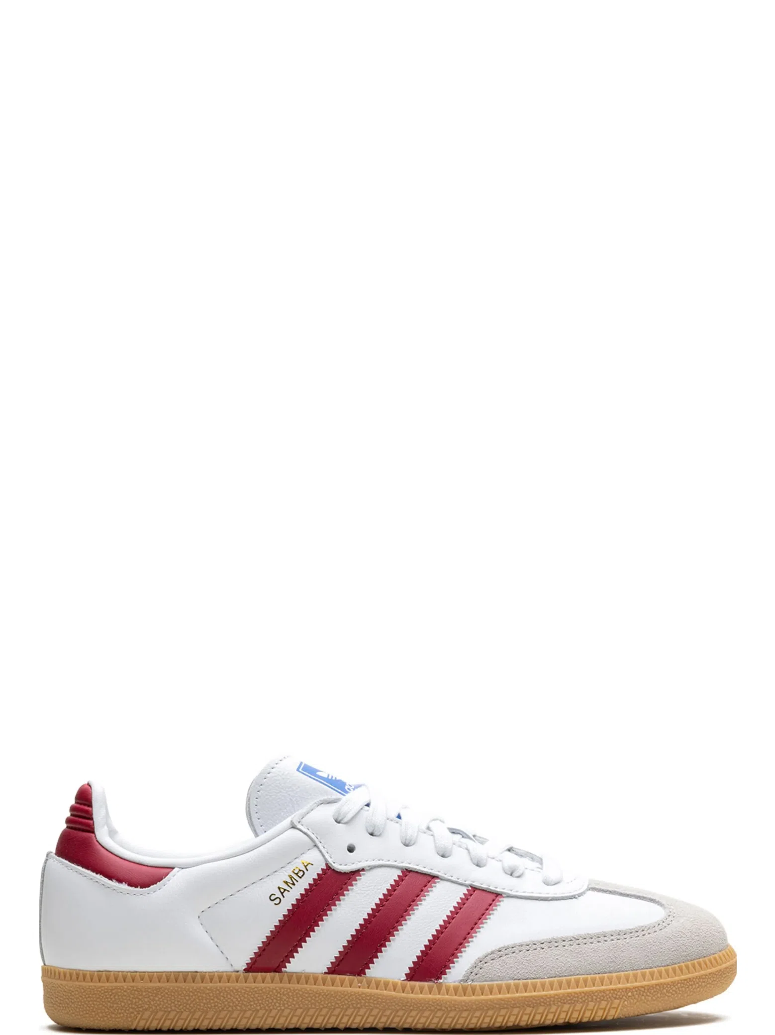 Кроссовки Adidas Samba OG "White Burgundy Gum" | Farsel