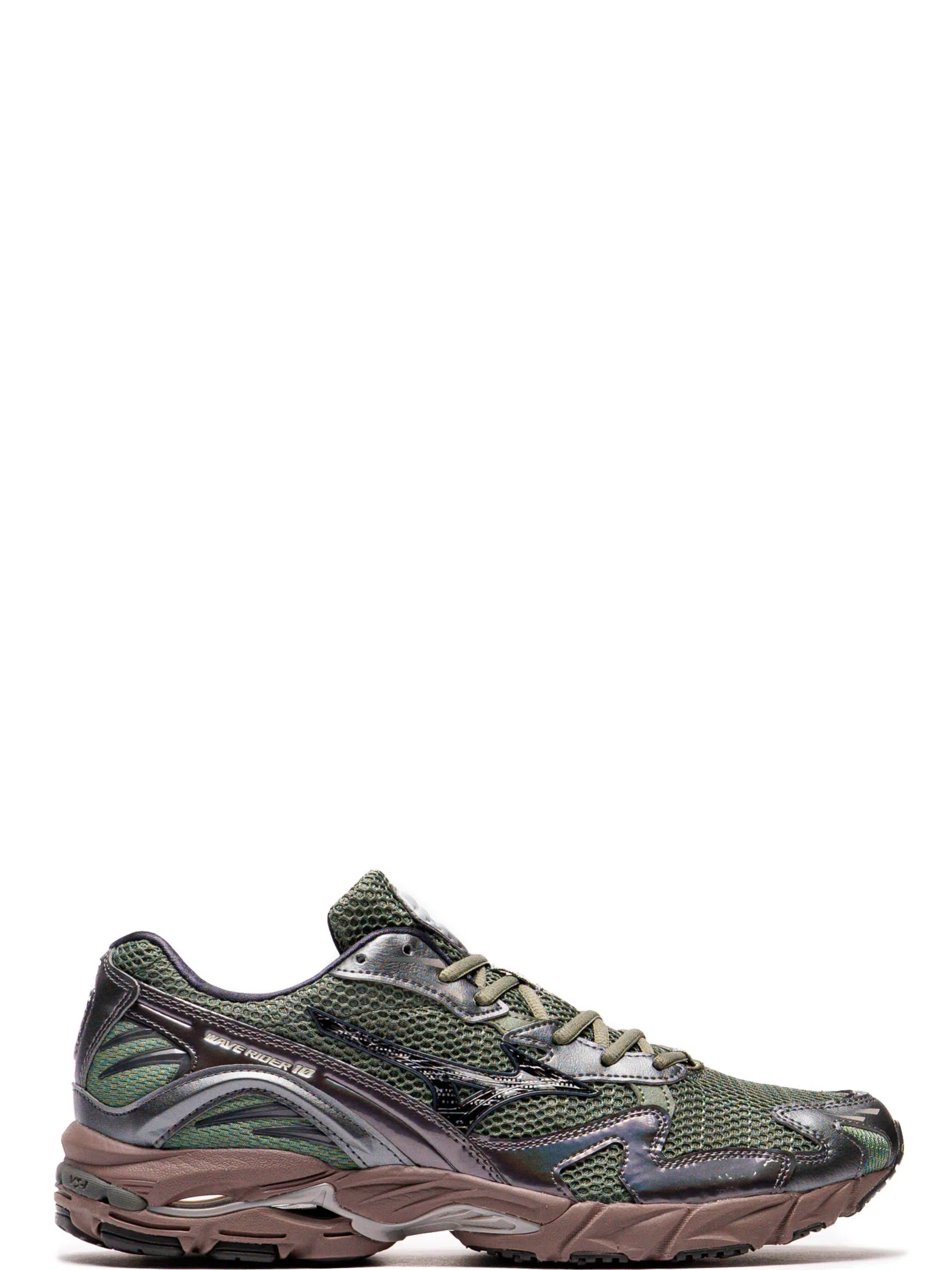 Кроссовки Mizuno Mizuno Wave Rider 10 "Agave Green Metallic Grey" | Farsel