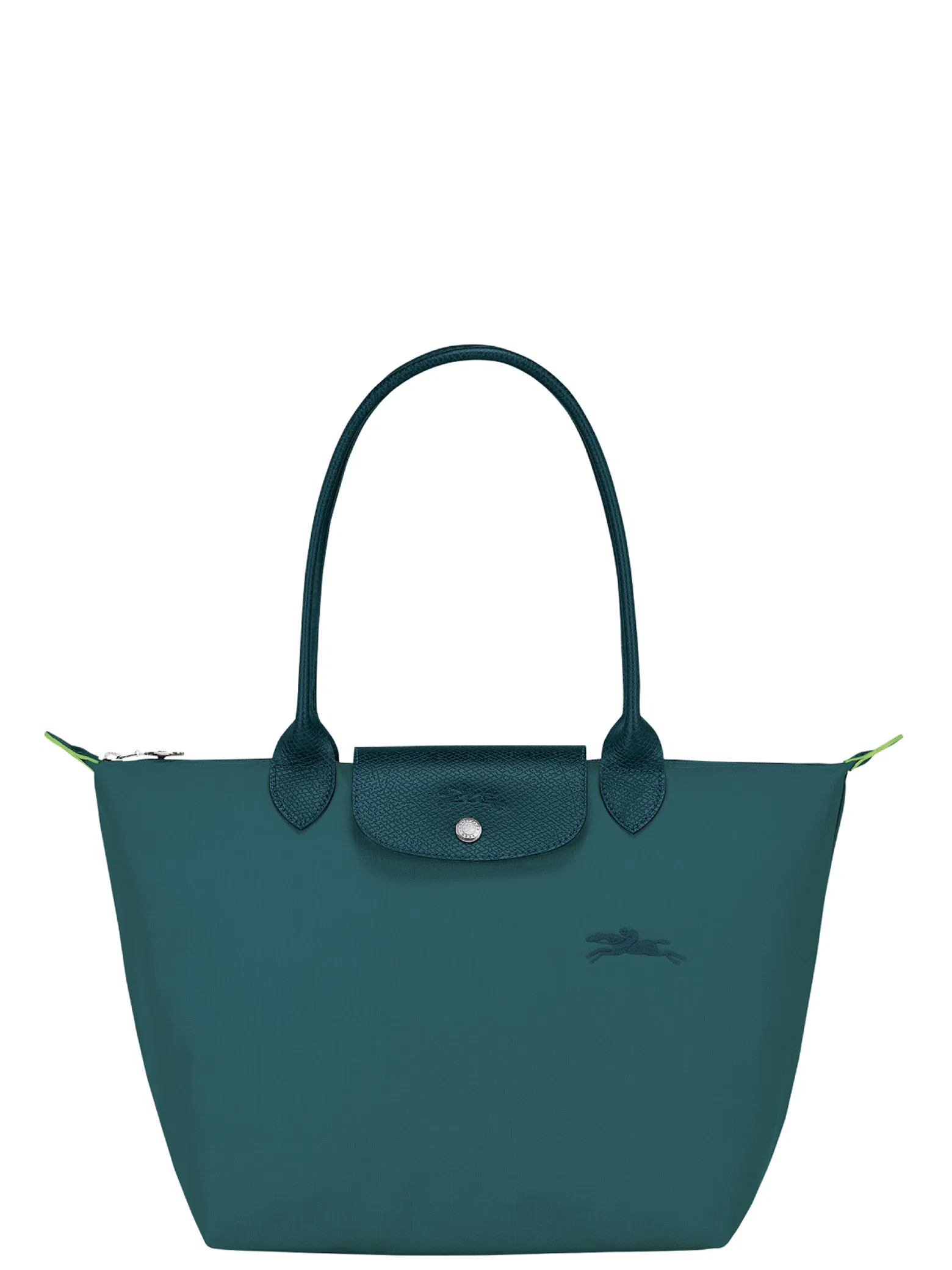 Сумки Longchamp Le Pliage Green Recycled Canvas M Shoulder Bag "Peacock" | Farsel
