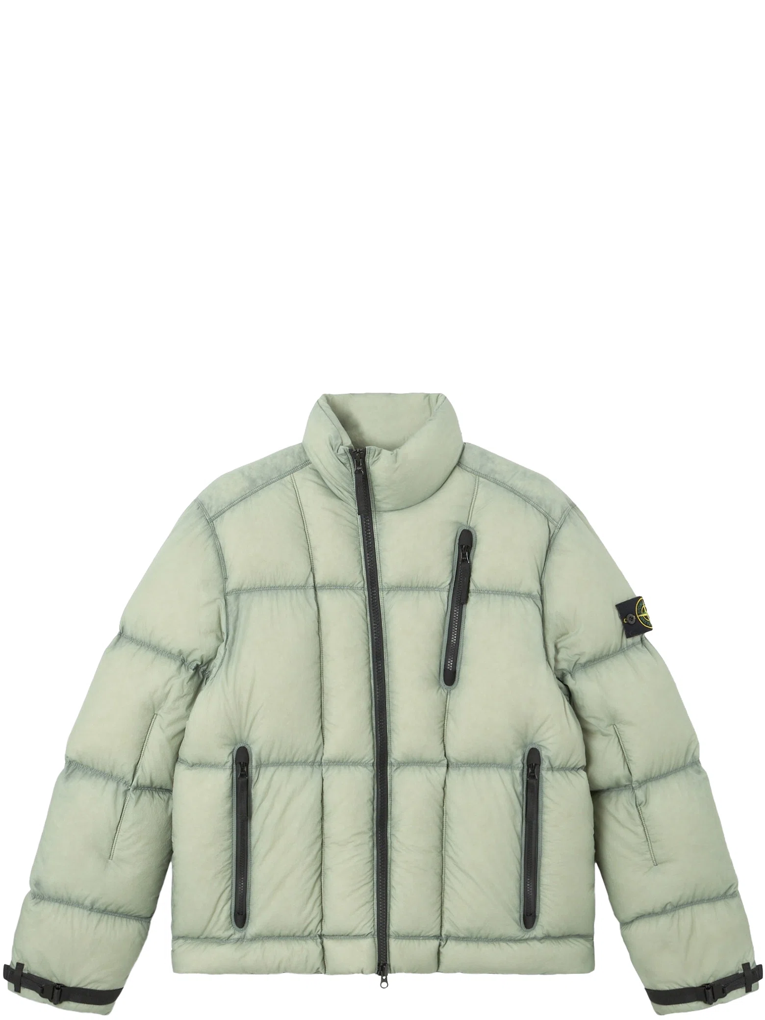 Куртки Stone Island Lightweight Stand Collar Down Jacket "Sage Green" | Farsel
